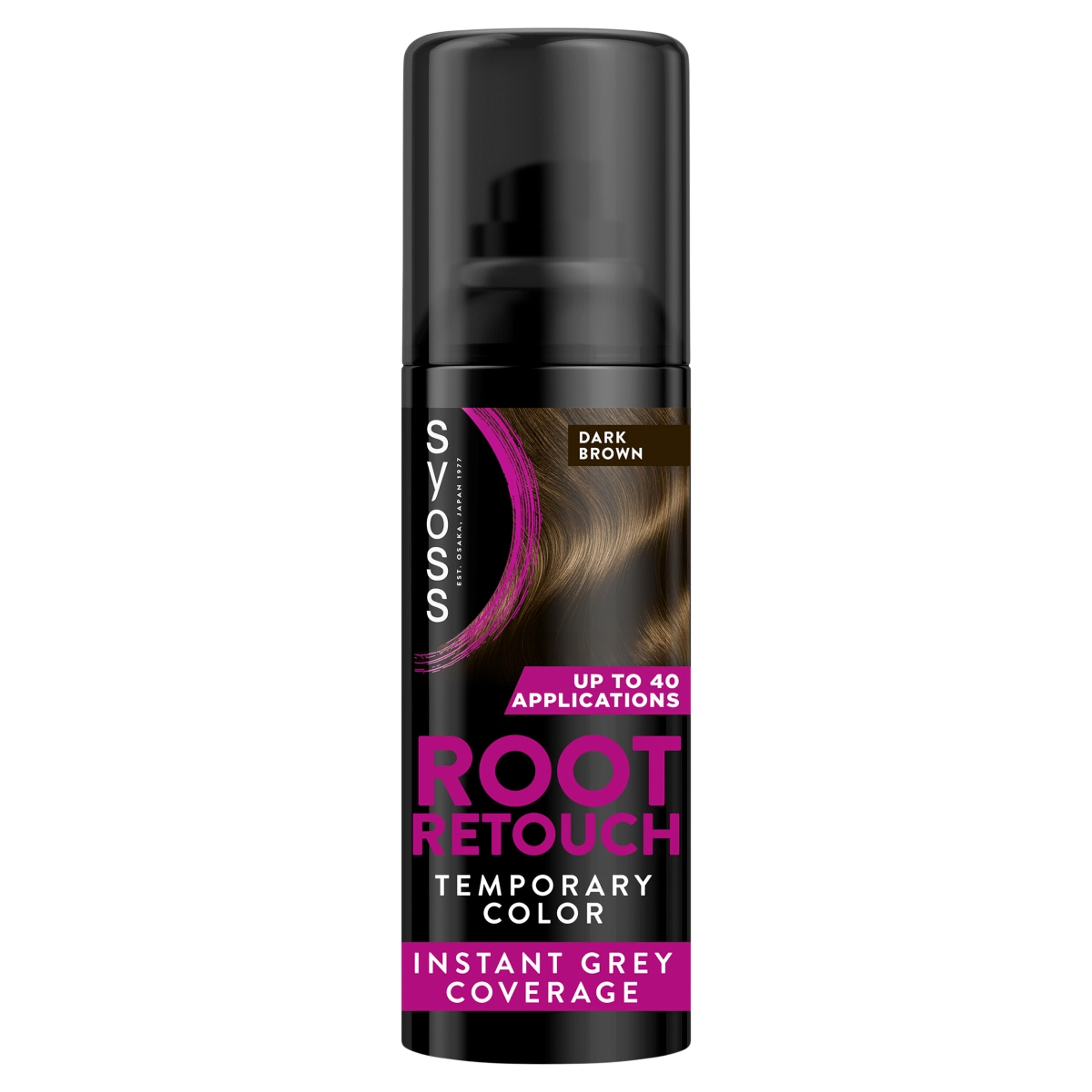 Syoss Root Retoucher Lenövést Elfedő hajszínező spray sötétbarna - 120 ml