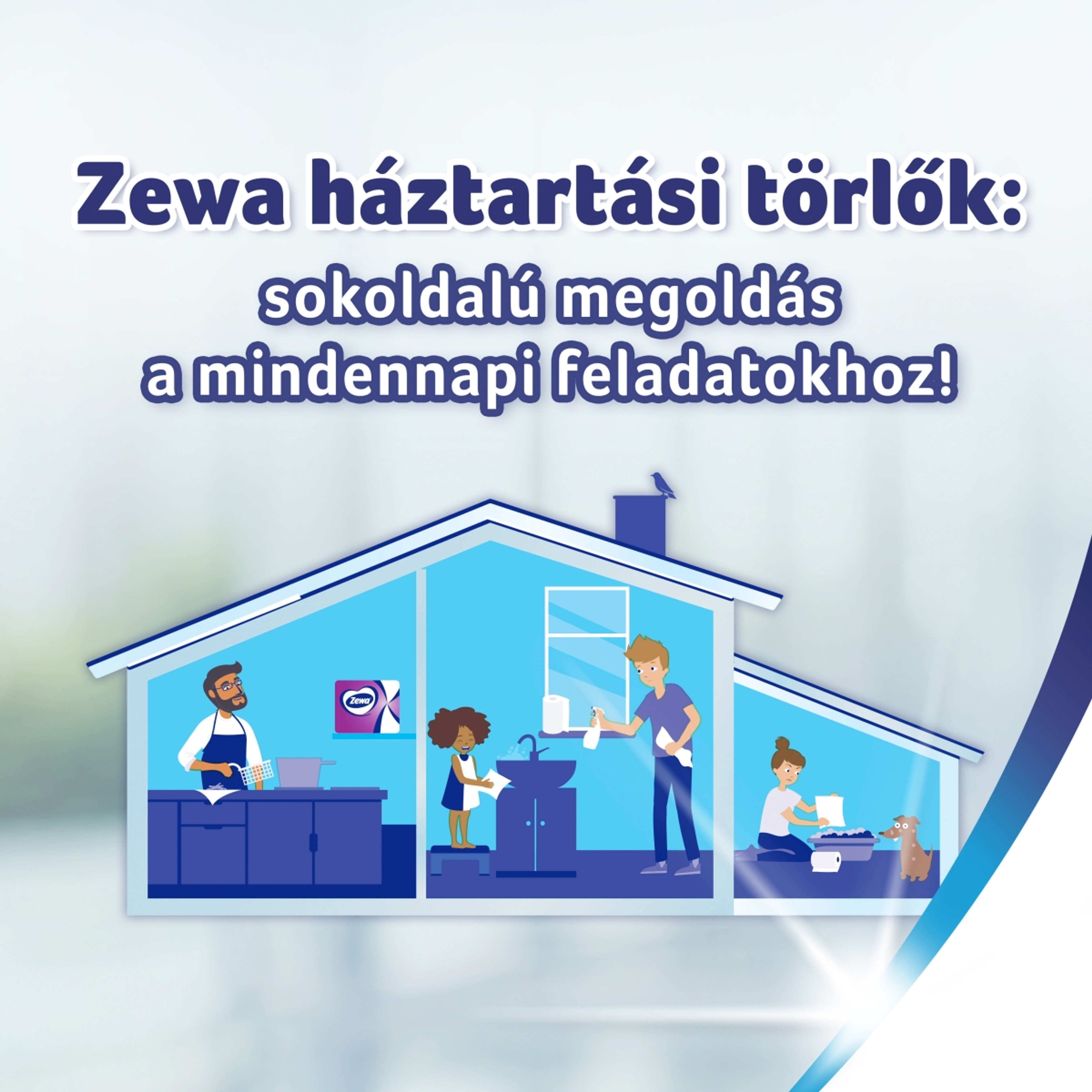 Zewa Premium Jumbo háztartási papírtörlő 3 rétegű - 1 db-3