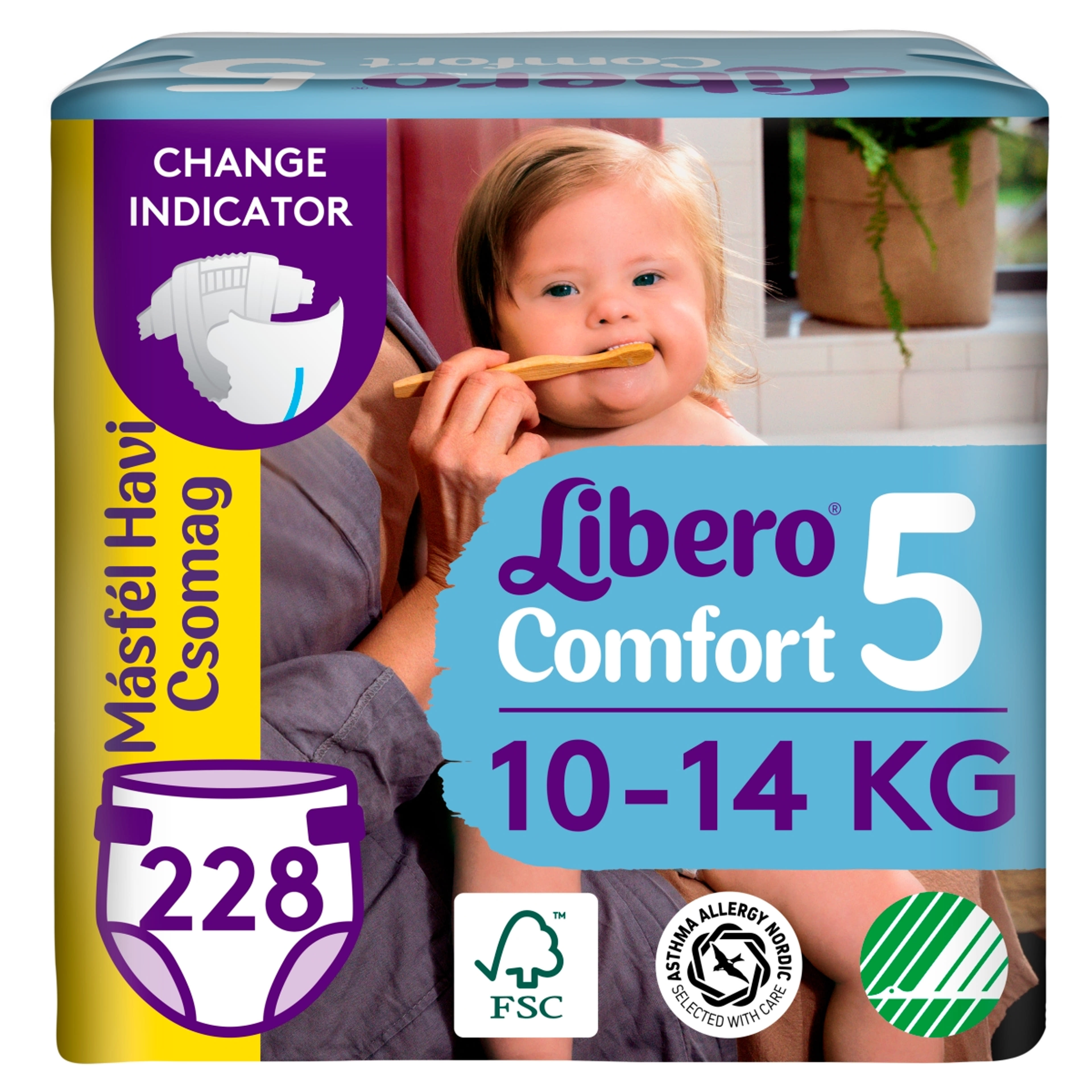 Libero Comfort nadrágpelenka 5-ös 10-14 kg - 228 db