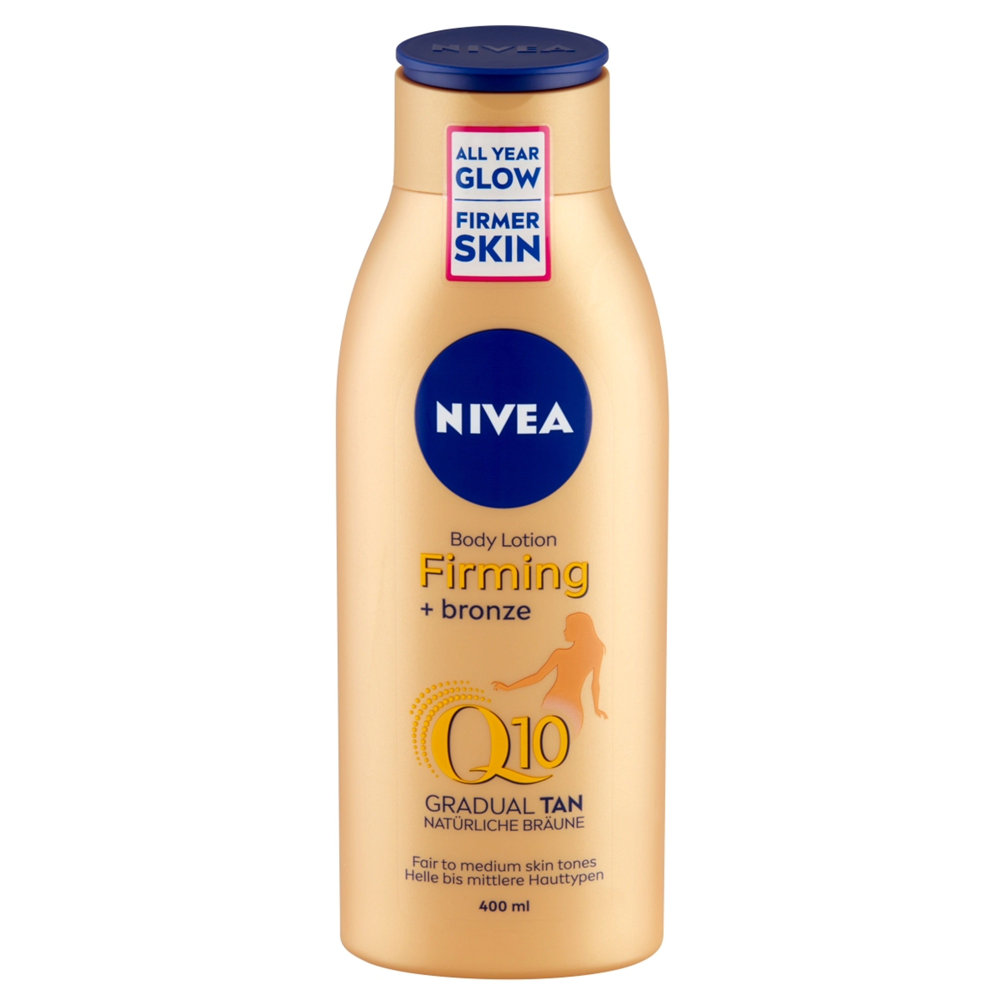 Nivea Q10 bőrfeszesítő hatású önbarnító testápoló - 400 ml-2