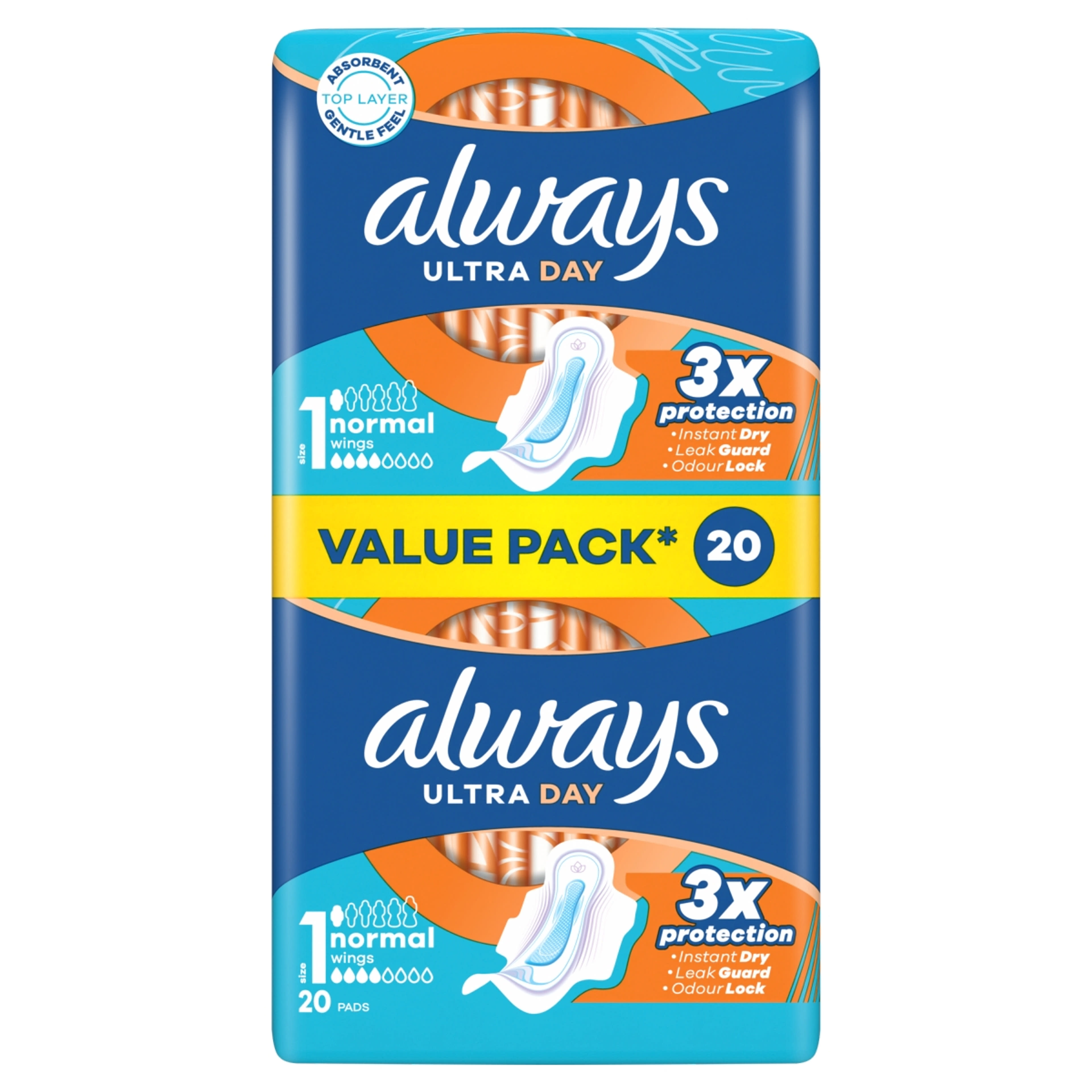 Always Ultra Normal Plus intim betét - 20 db