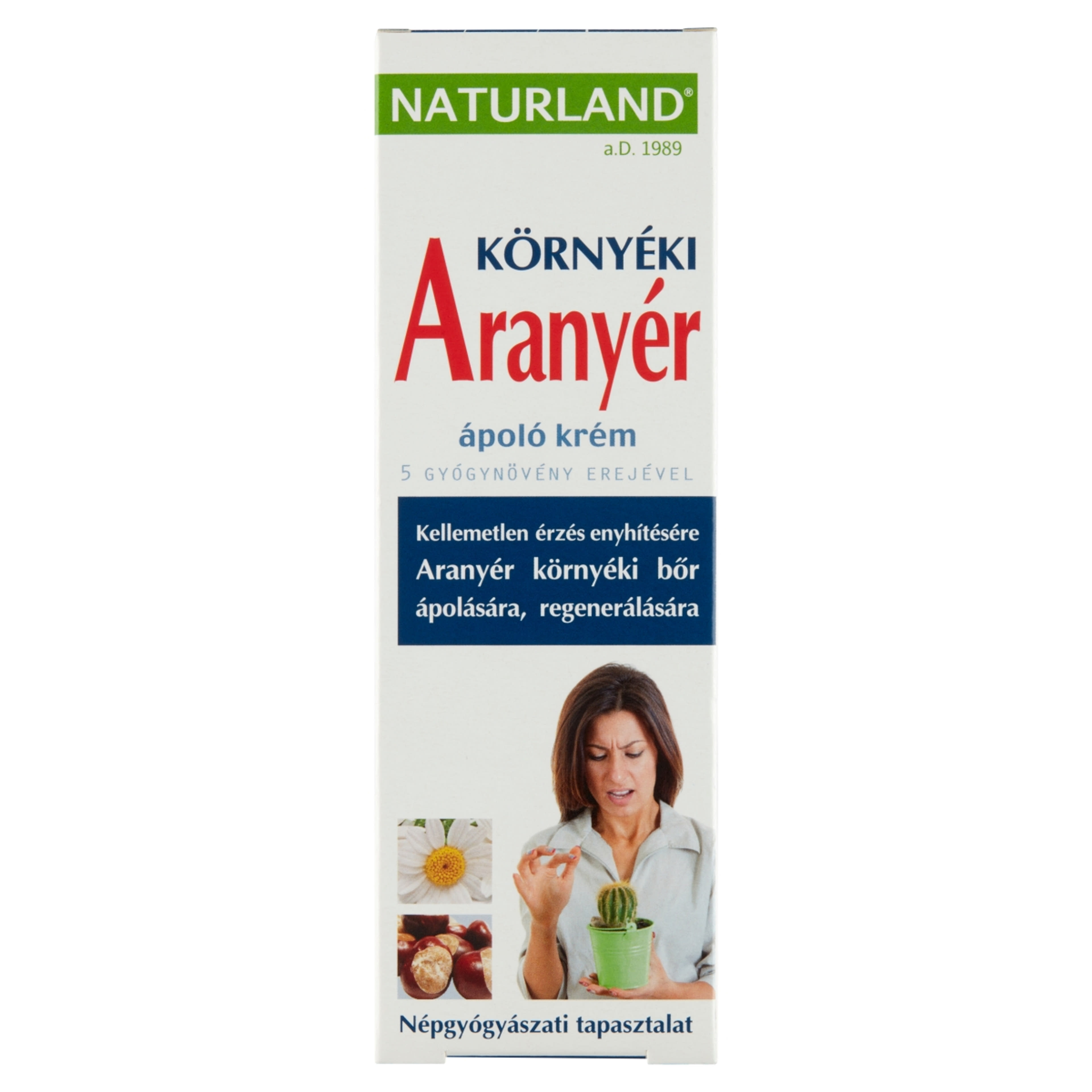 Naturland Aranyér Környéki Ápoló Krém - 100 ml