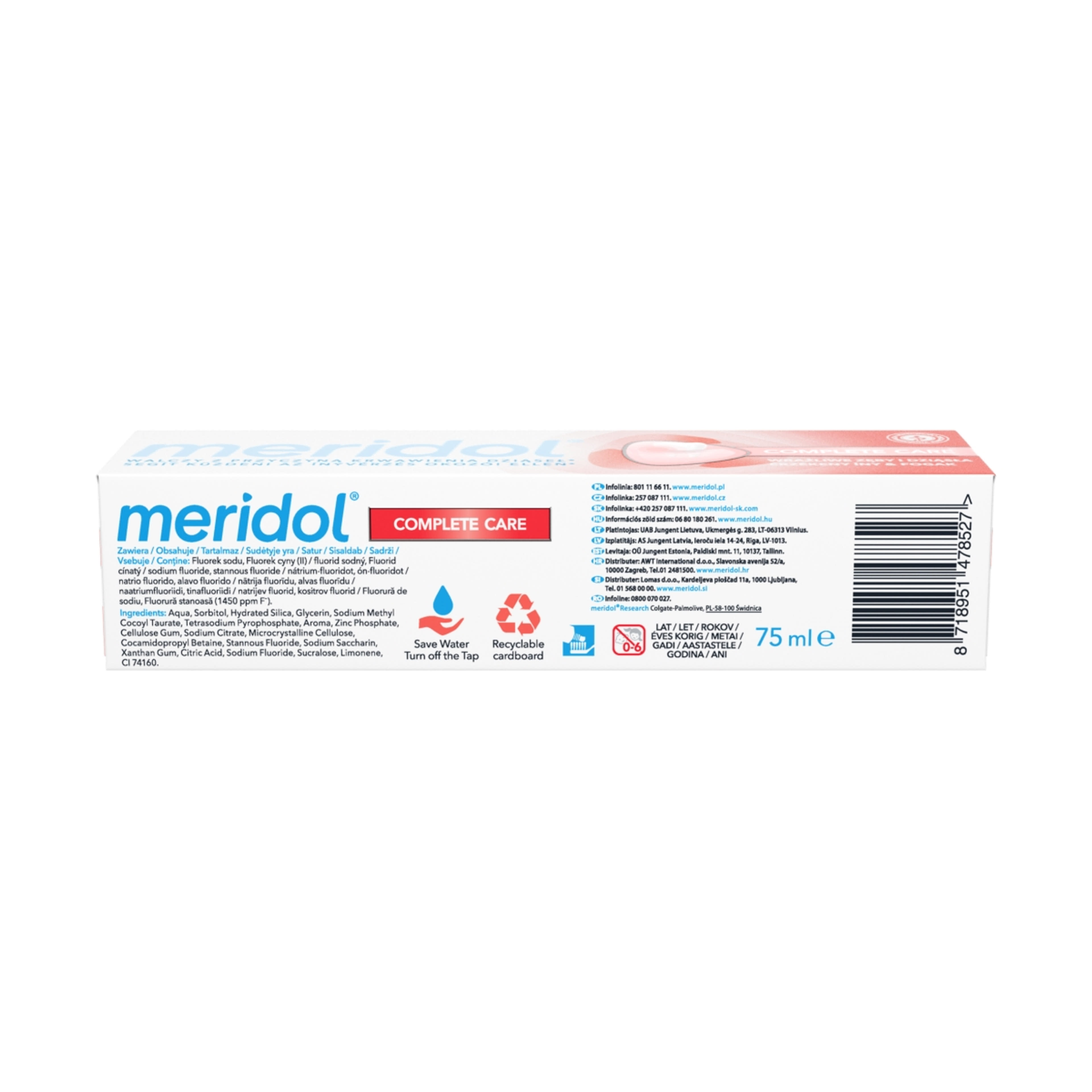Meridol Complete Care fogkrém érzékeny fogíny és fogak védelmére - 75 ml-4