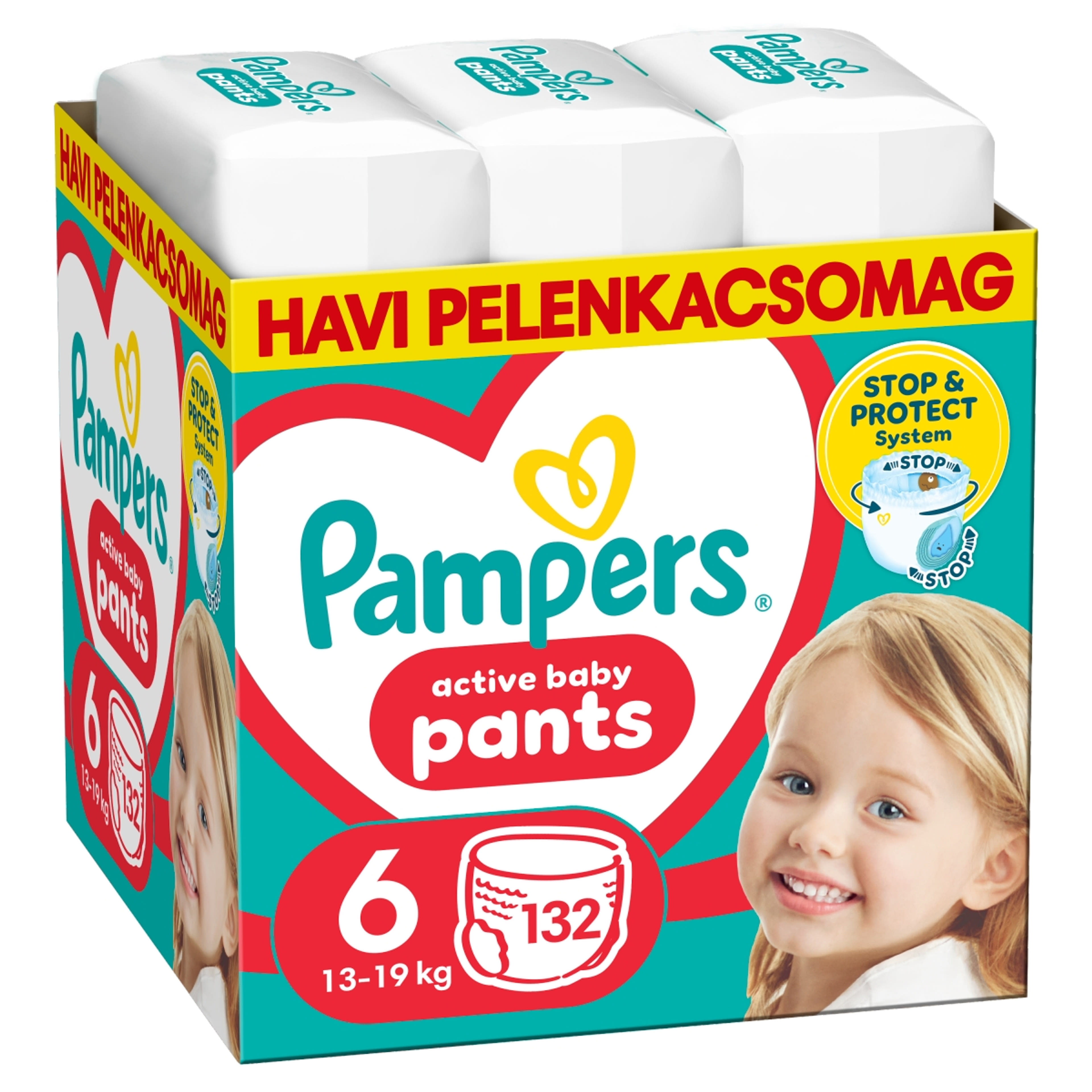 Pampers Pants bugyipelenka monthly pack 6-os 13-19 kg - 132 db-9