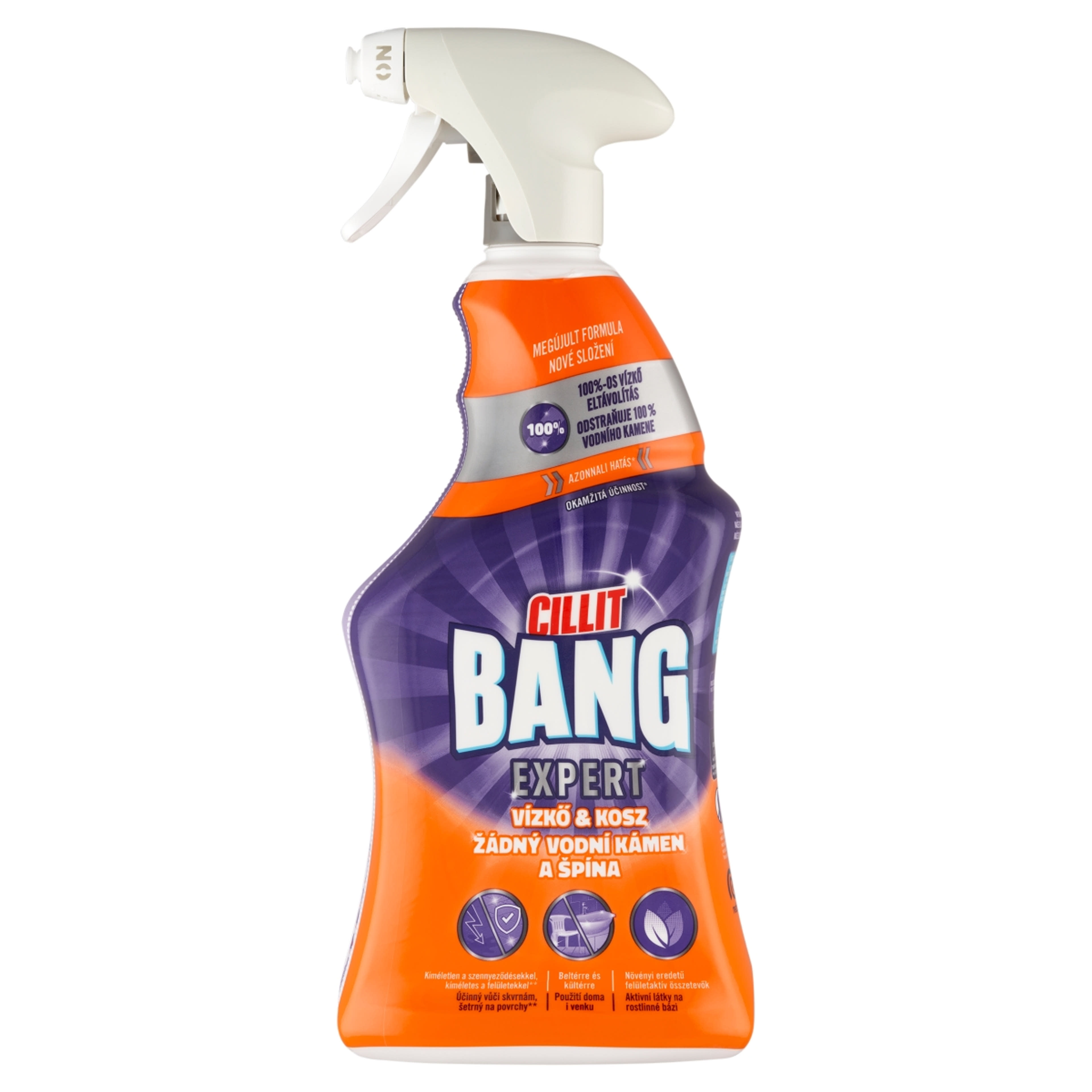 Cillit Bang Turbo Power Vízkőmentes Csillogás Vízkőtisztító Spray - 750 ml-1