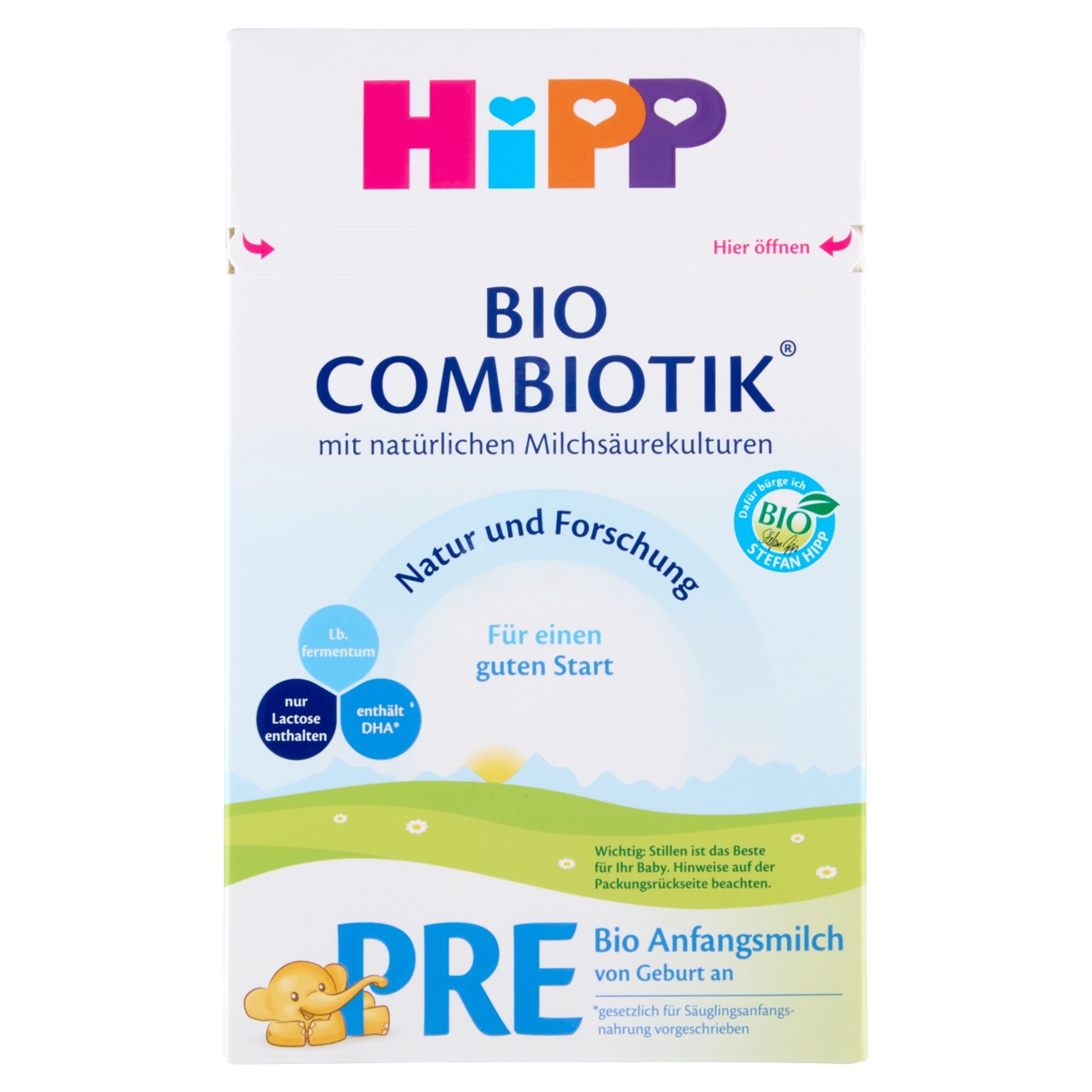 Hipp pre bio combiotik tapszer 0h+ 600g