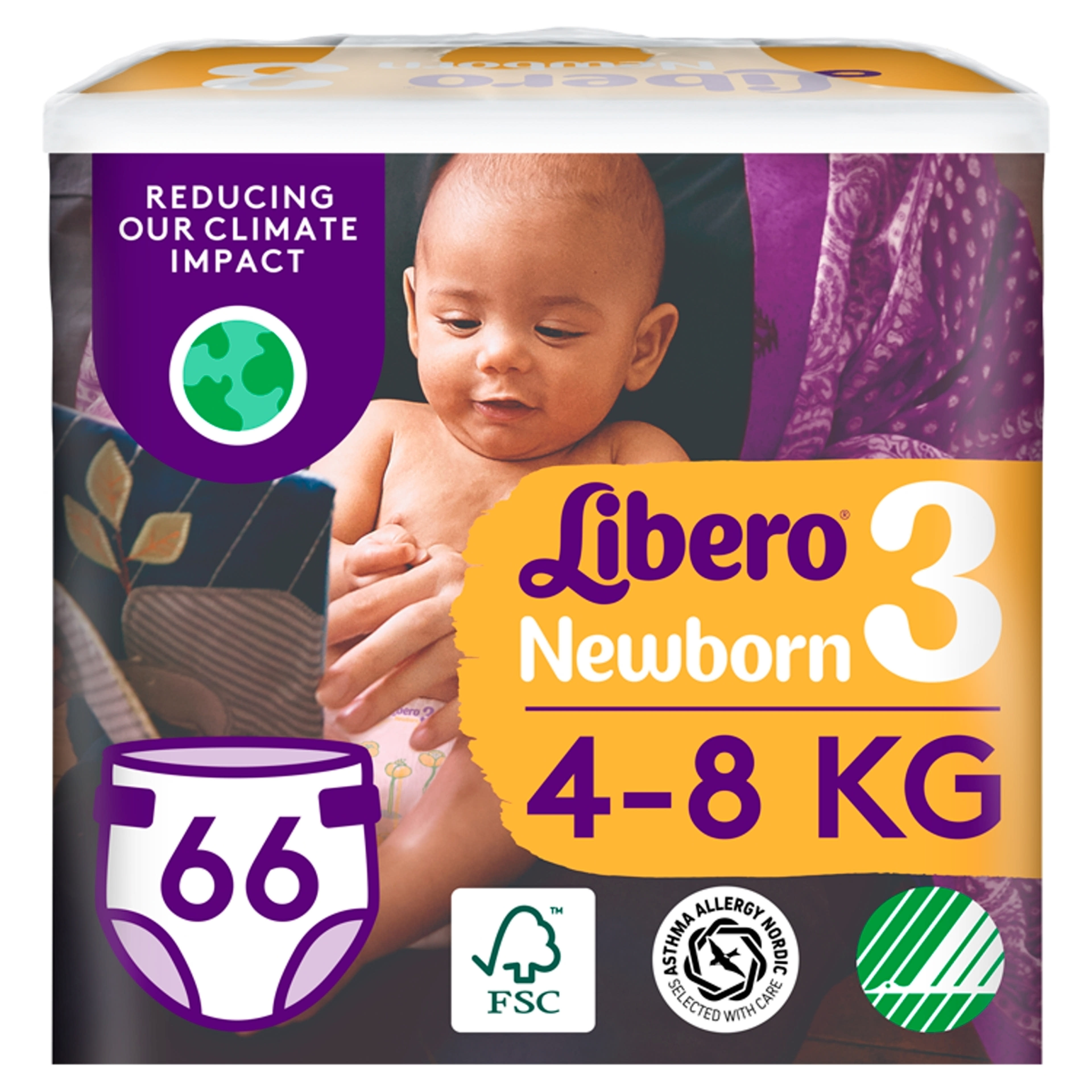 Libero Newborn pelenkanadrág 3-as 4-8 kg - 66 db-3