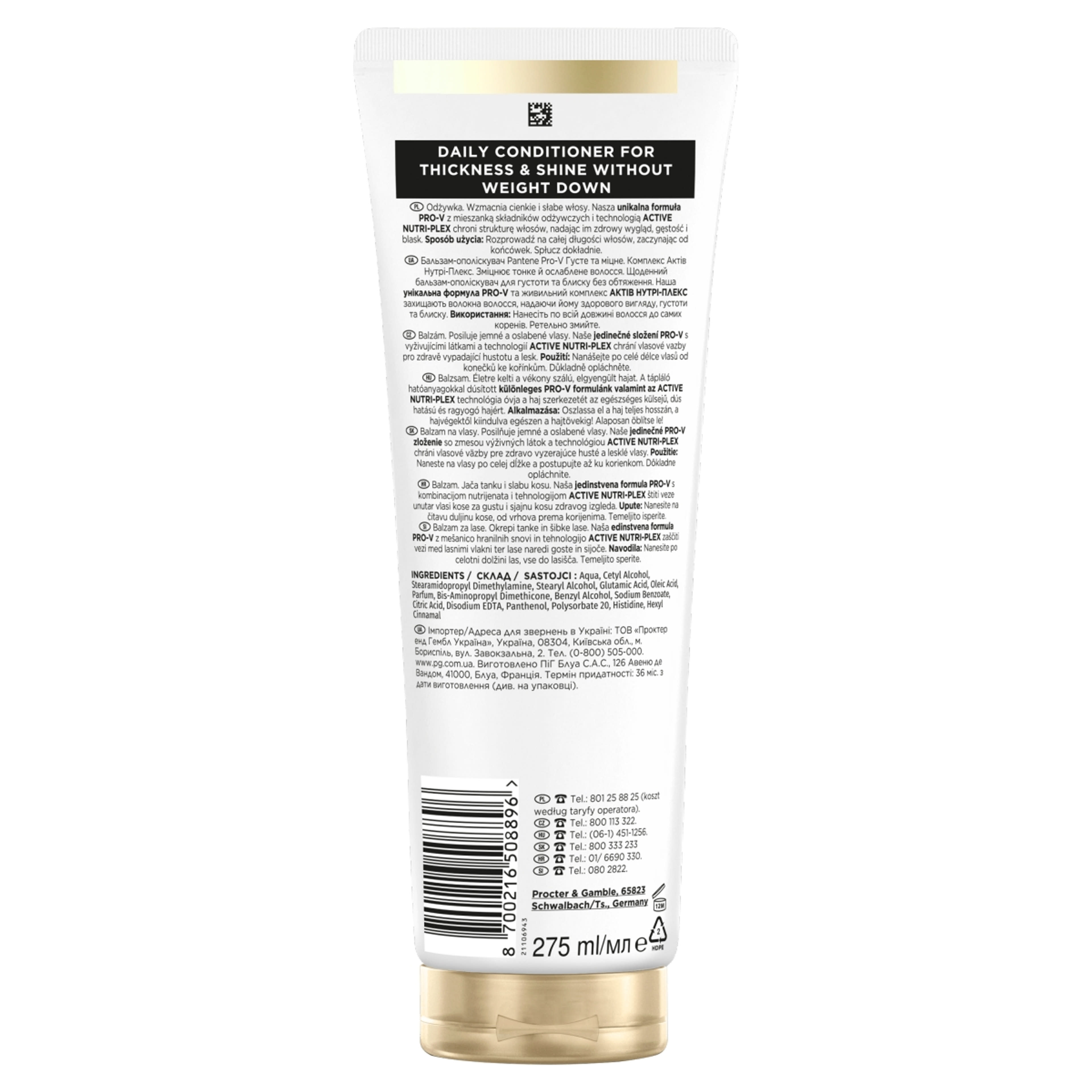 Pantene Pro-V Thick & Strong balzsam - 275 ml-2