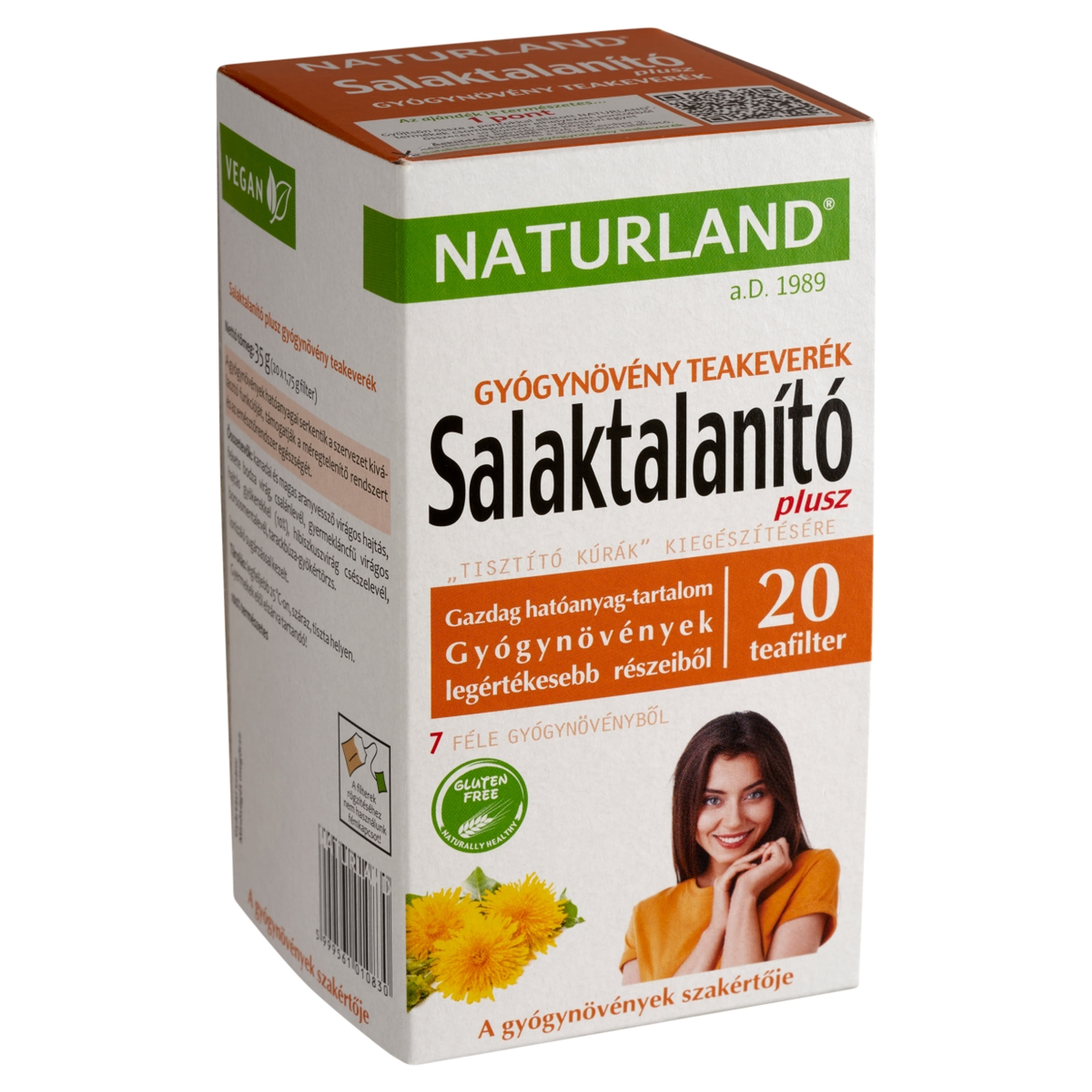 Naturland Salaktalanító plusz teakeverék - 35 g-2