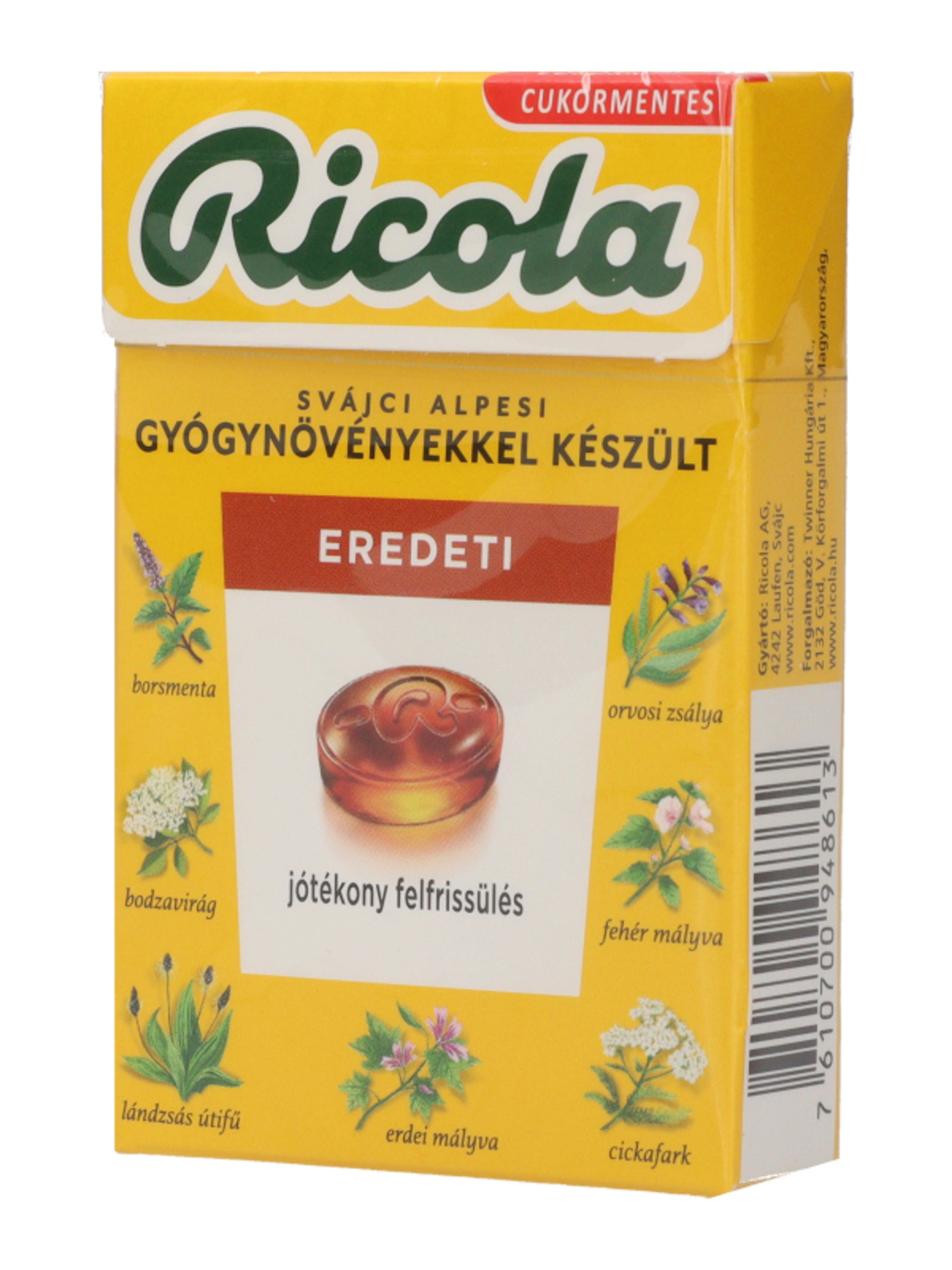 Ricola Original Herb gyógynövényes cukorka - 40 g-4