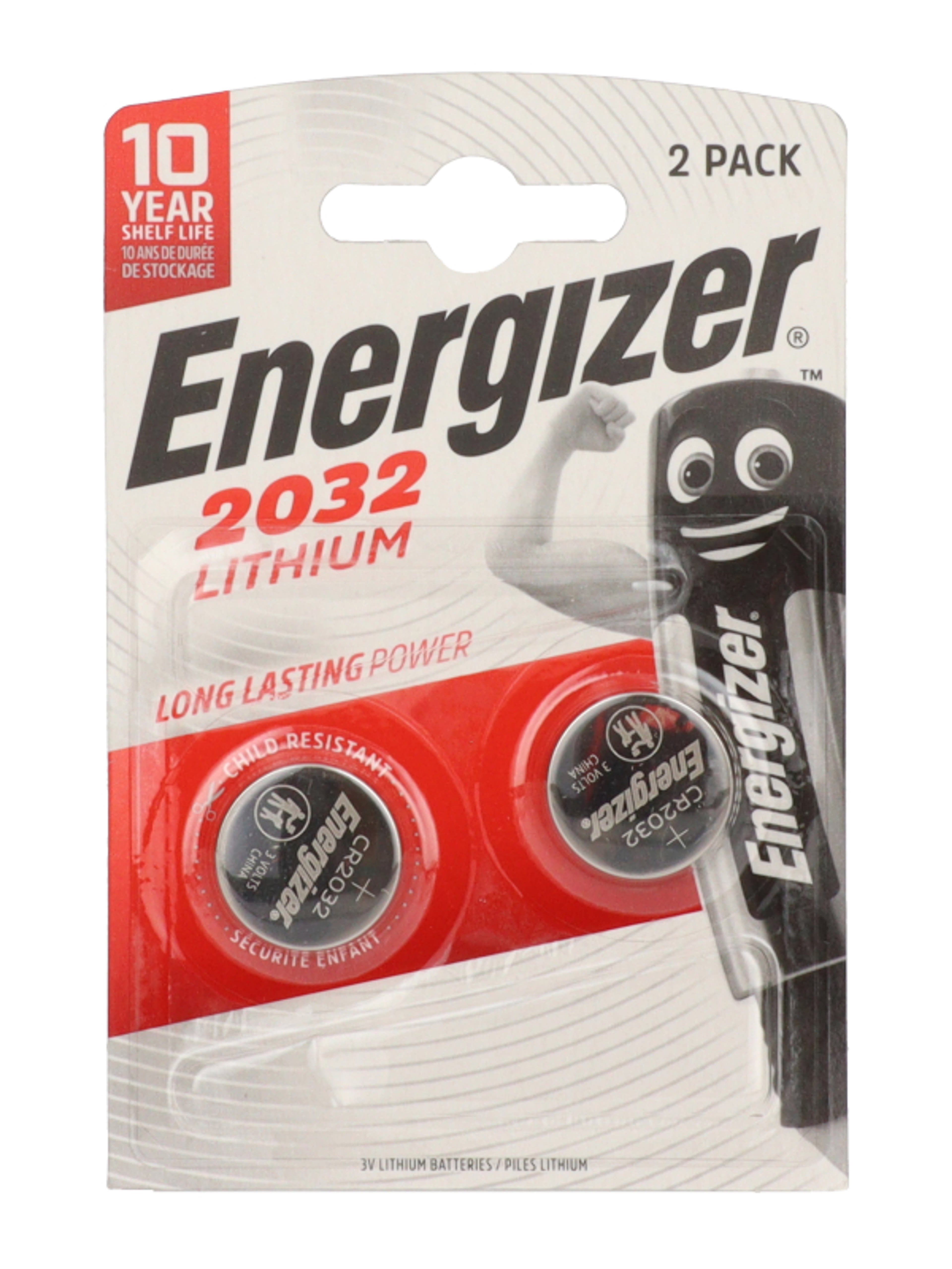 Energizer CR2032 lithium elem - 2 db-1
