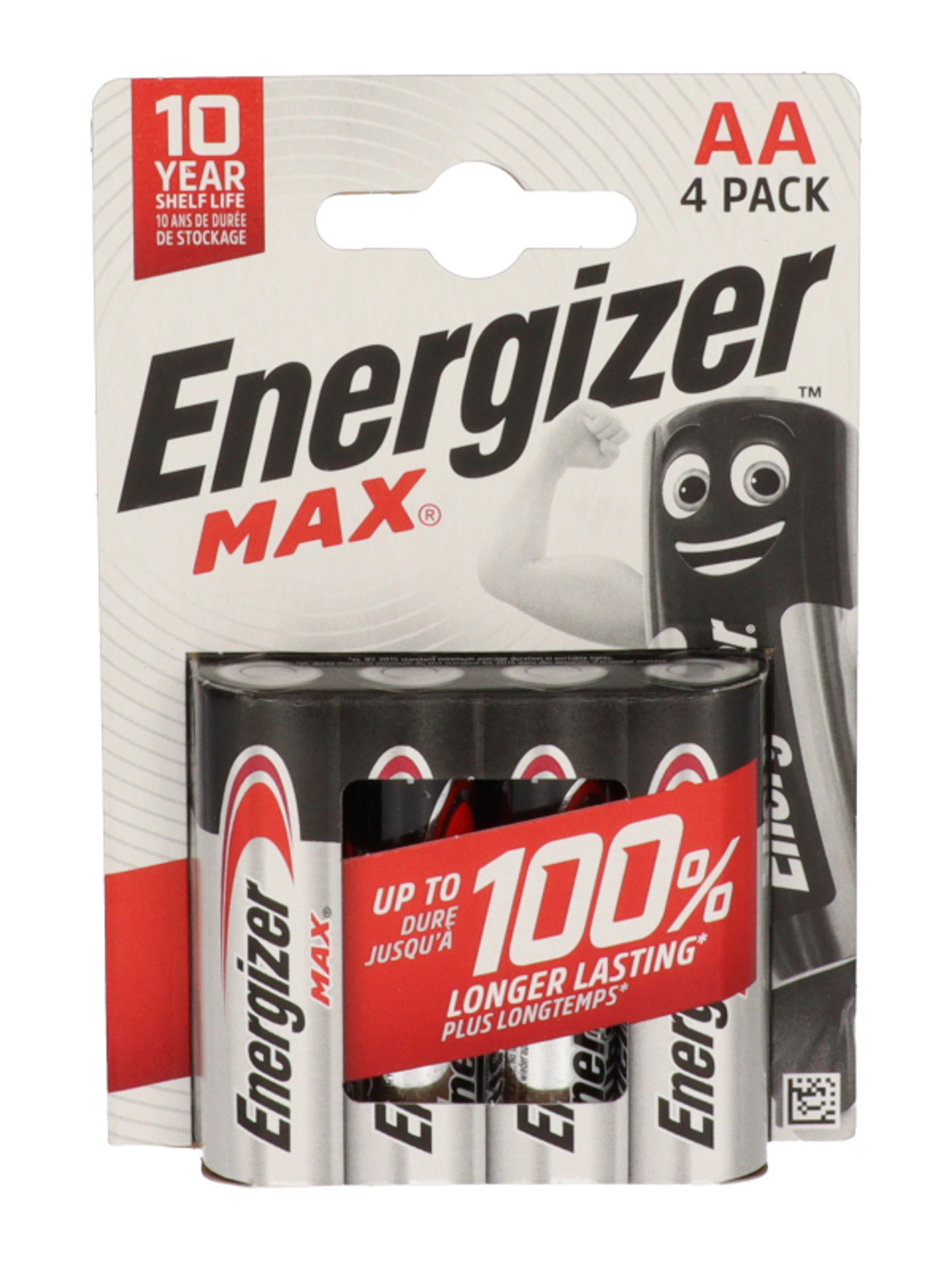 Energizer Max AA ceruzaelem - 4 db