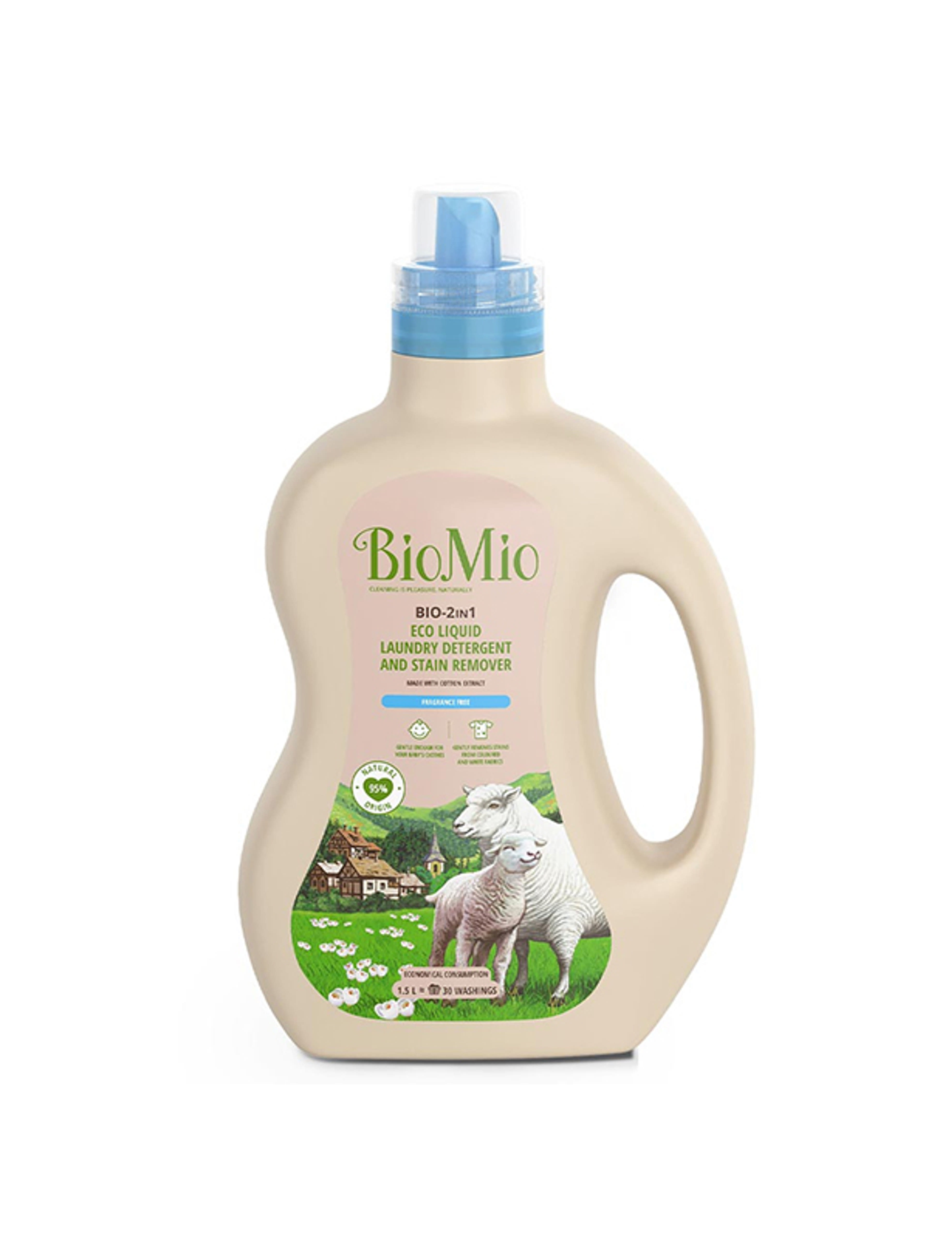 BioMio 2in1 Eco folyékony mosószer, folteltávolító hatású - 1500 ml-1