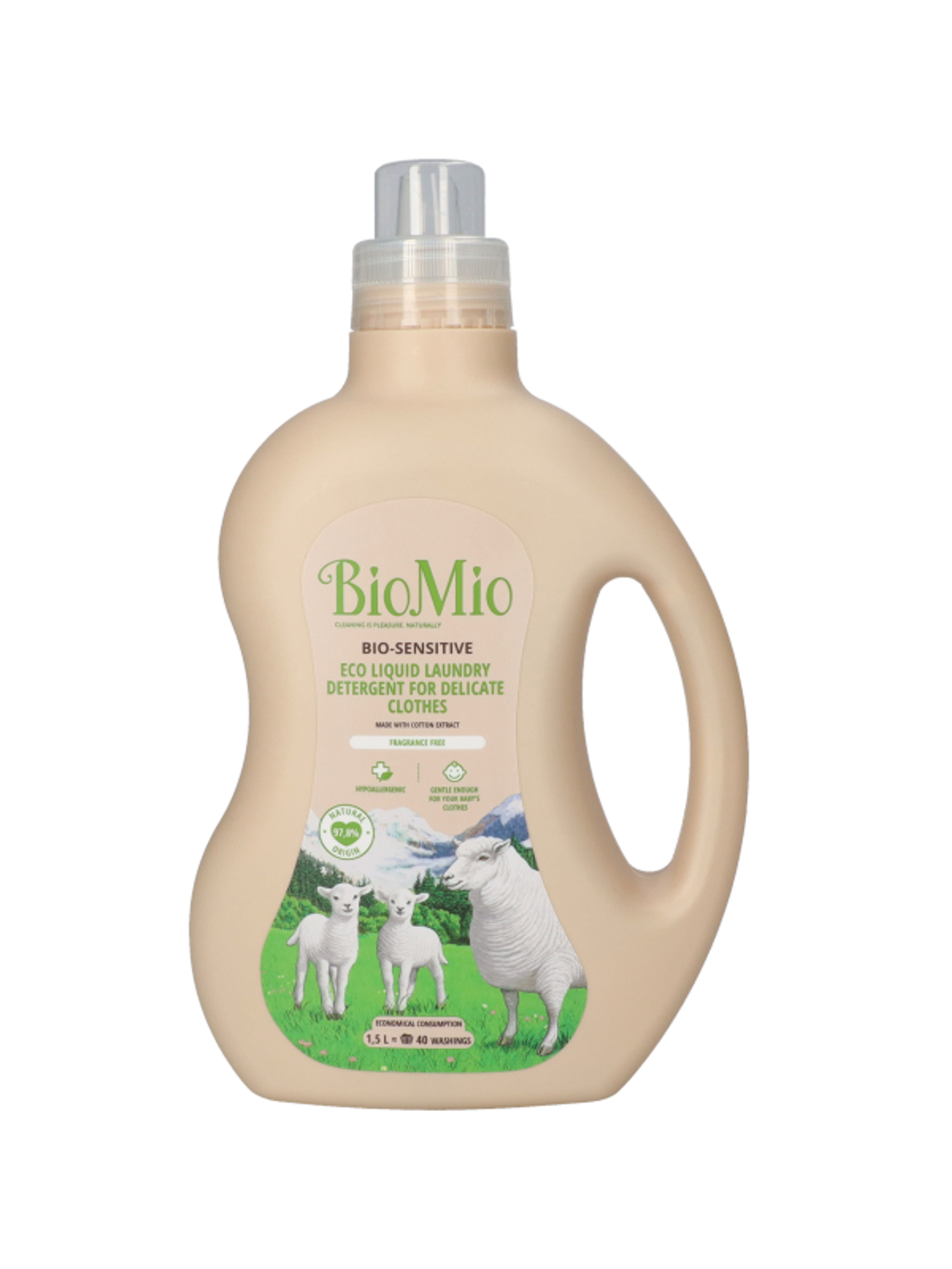 BioMio Bio-Sensitive Eco folyékony mosogatószer, illetmentes - 1500 ml