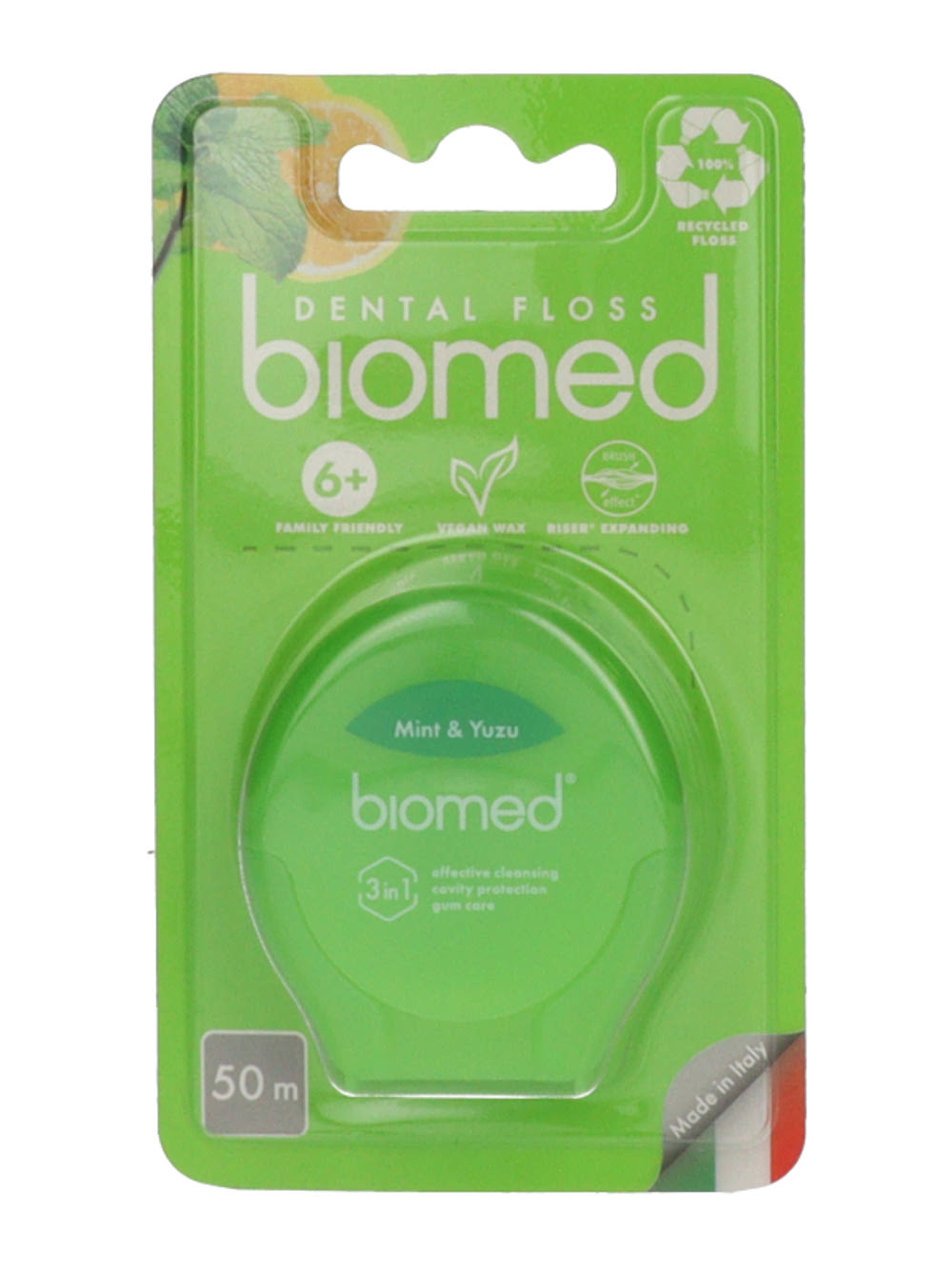 Biomed Menta-Juzu fogselyem japáncitrom ízzel - 50 m
