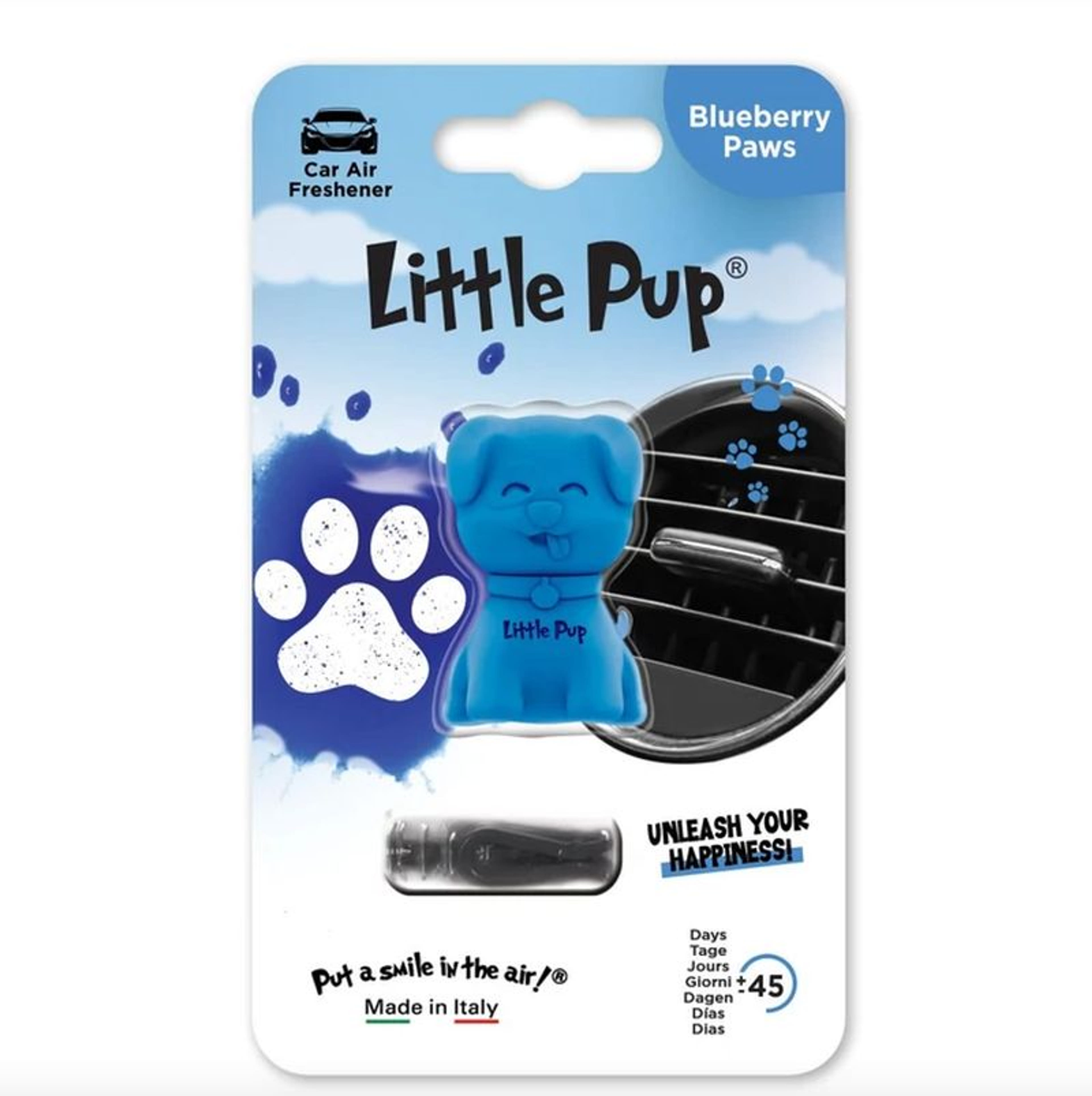 Little Pup Paws Blueberry autóillatosító - 1 db