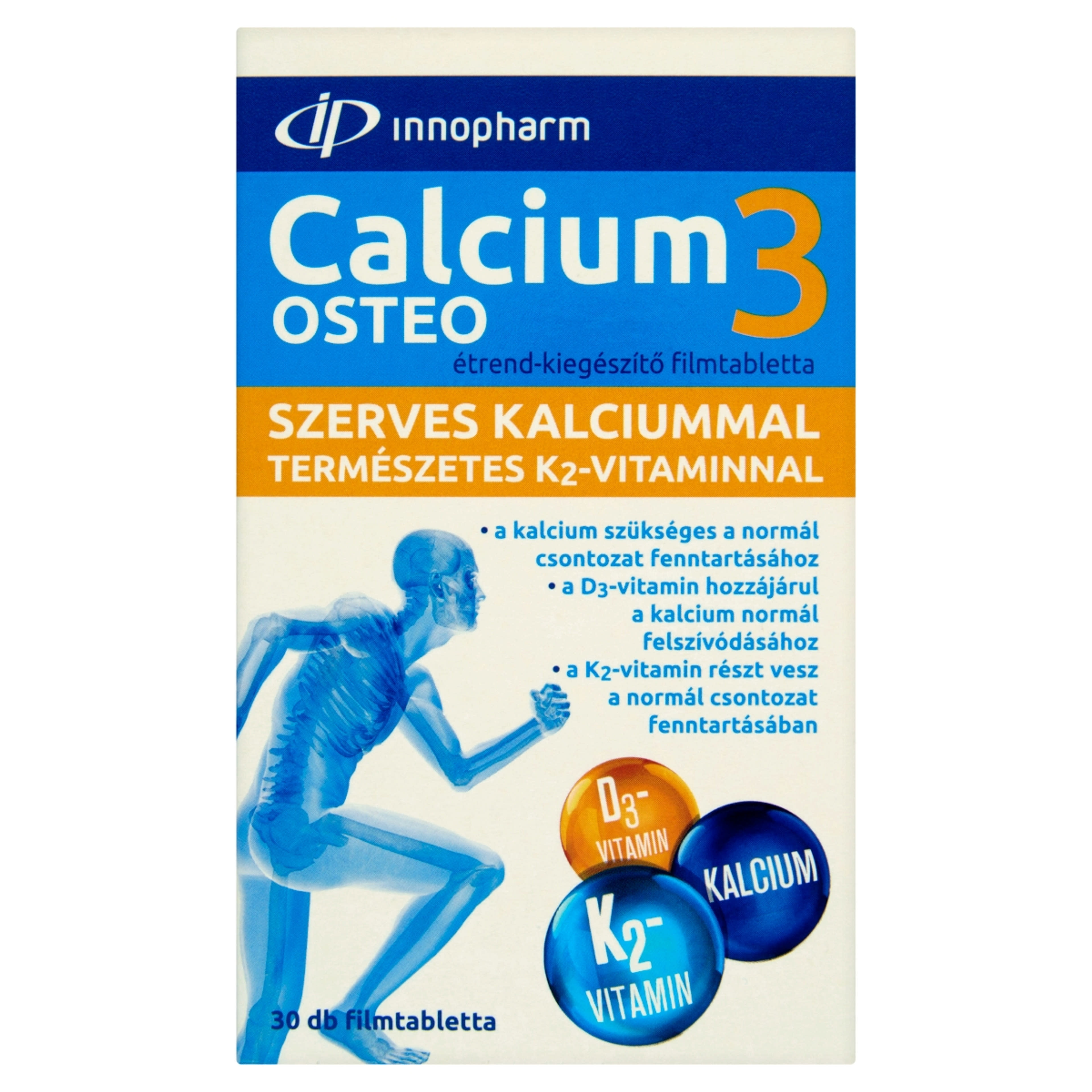 Innopharm Calcium 3 Osteo Filmtabletta - 30 db