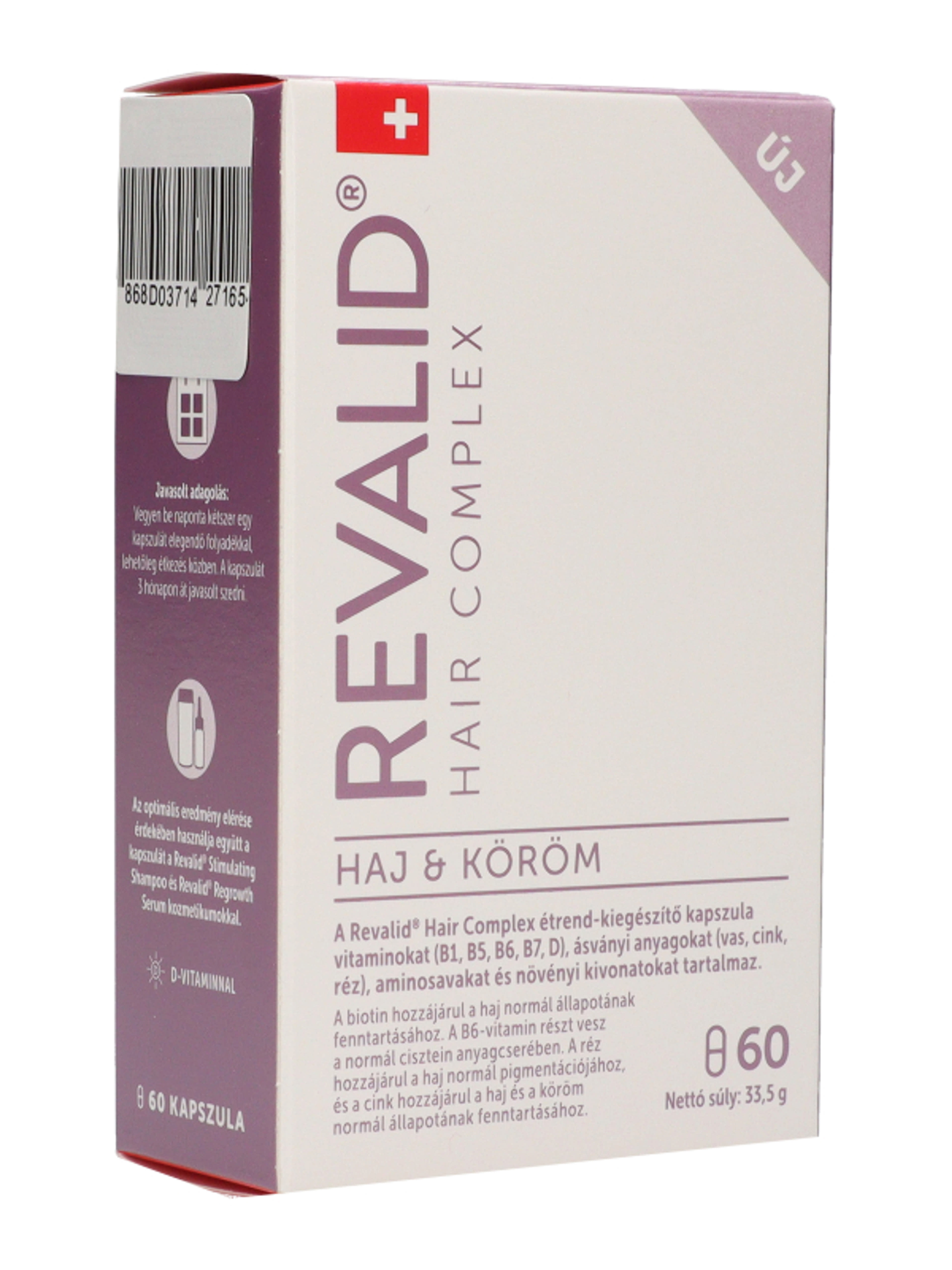 Revalid hair complex étrend-kiegészítő kapszula - 60 db-5