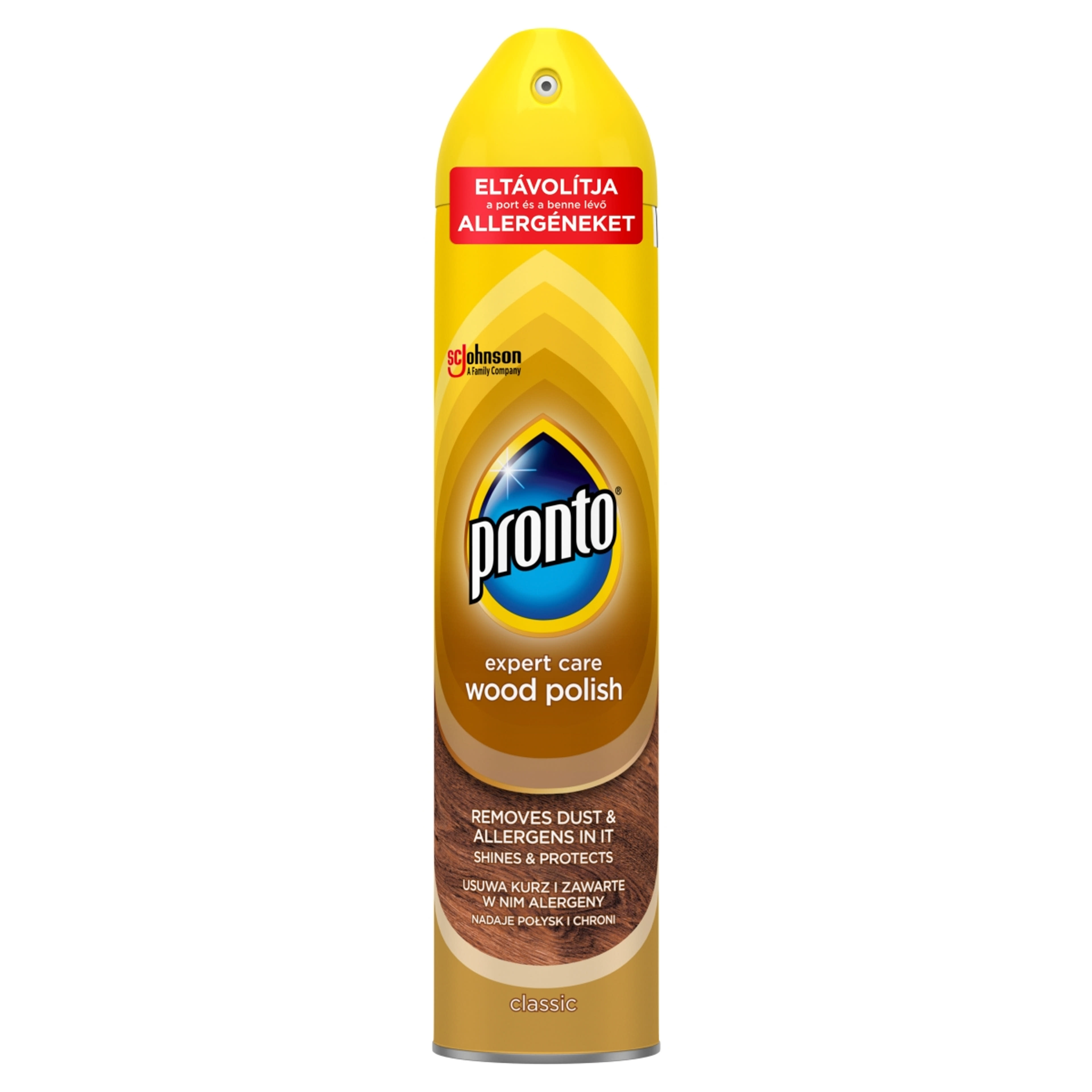 Pronto Wood 5in1 Classic Bútorápoló Aerosol - 250 ml
