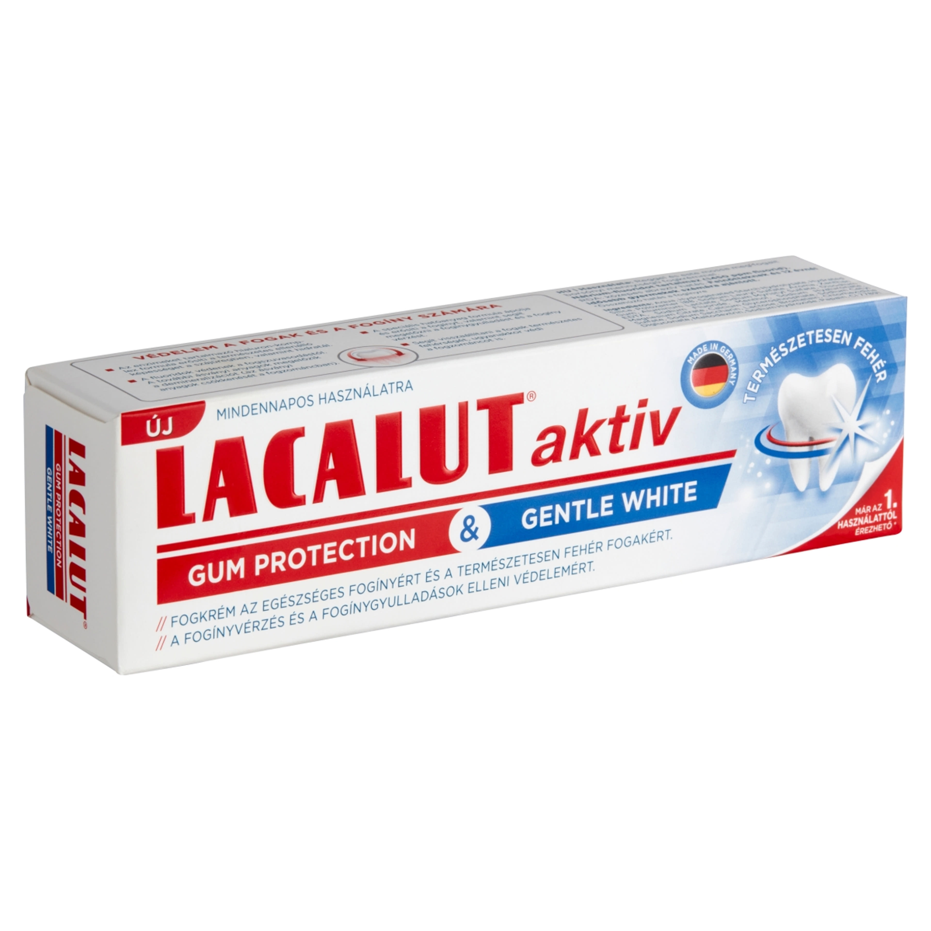 Lacalut Aktiv Gum Protection & Gentle White fogkrém - 75 ml-4