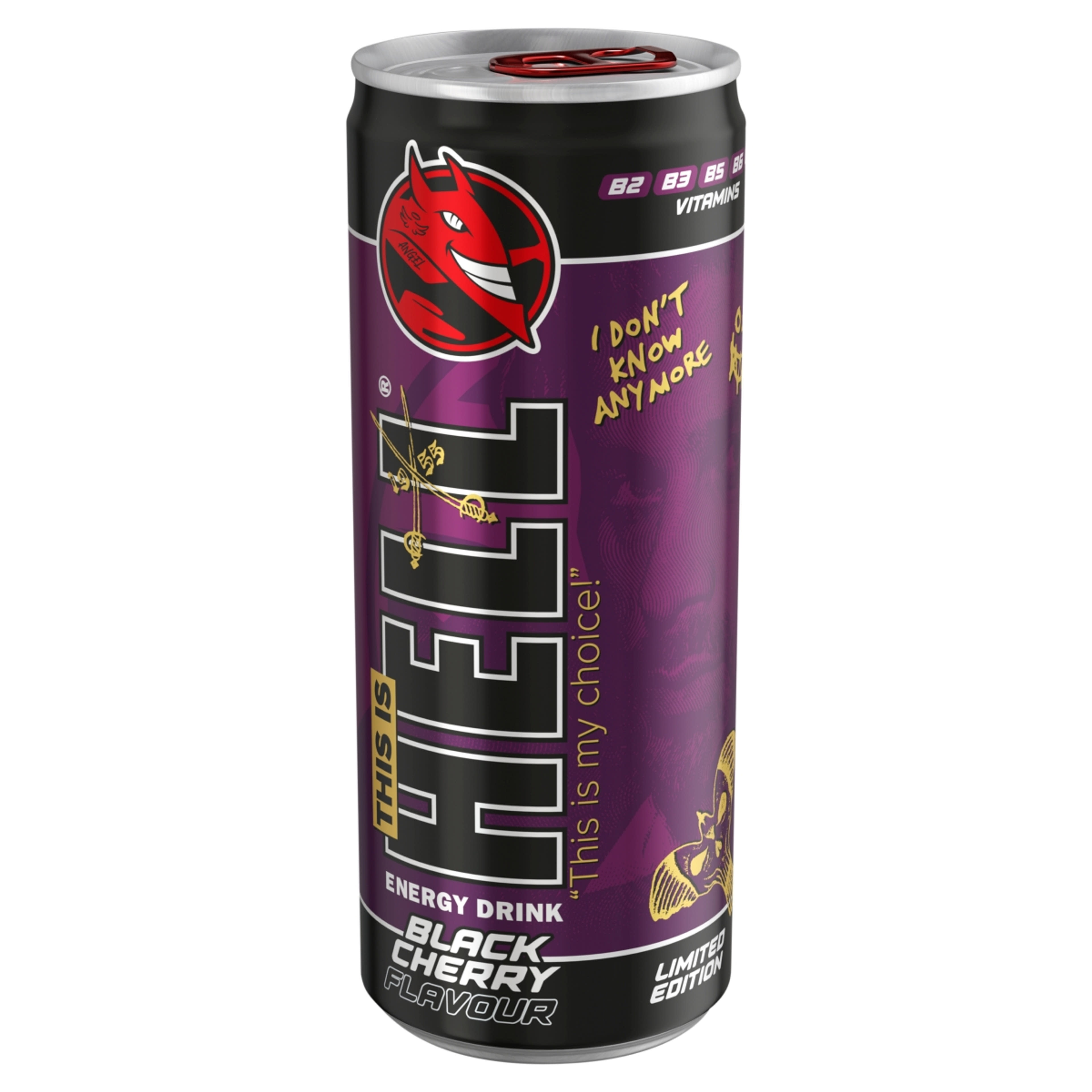 Hell Energy Classic Black Cherry koffeintartalmú szénsavas ital - 250 ml