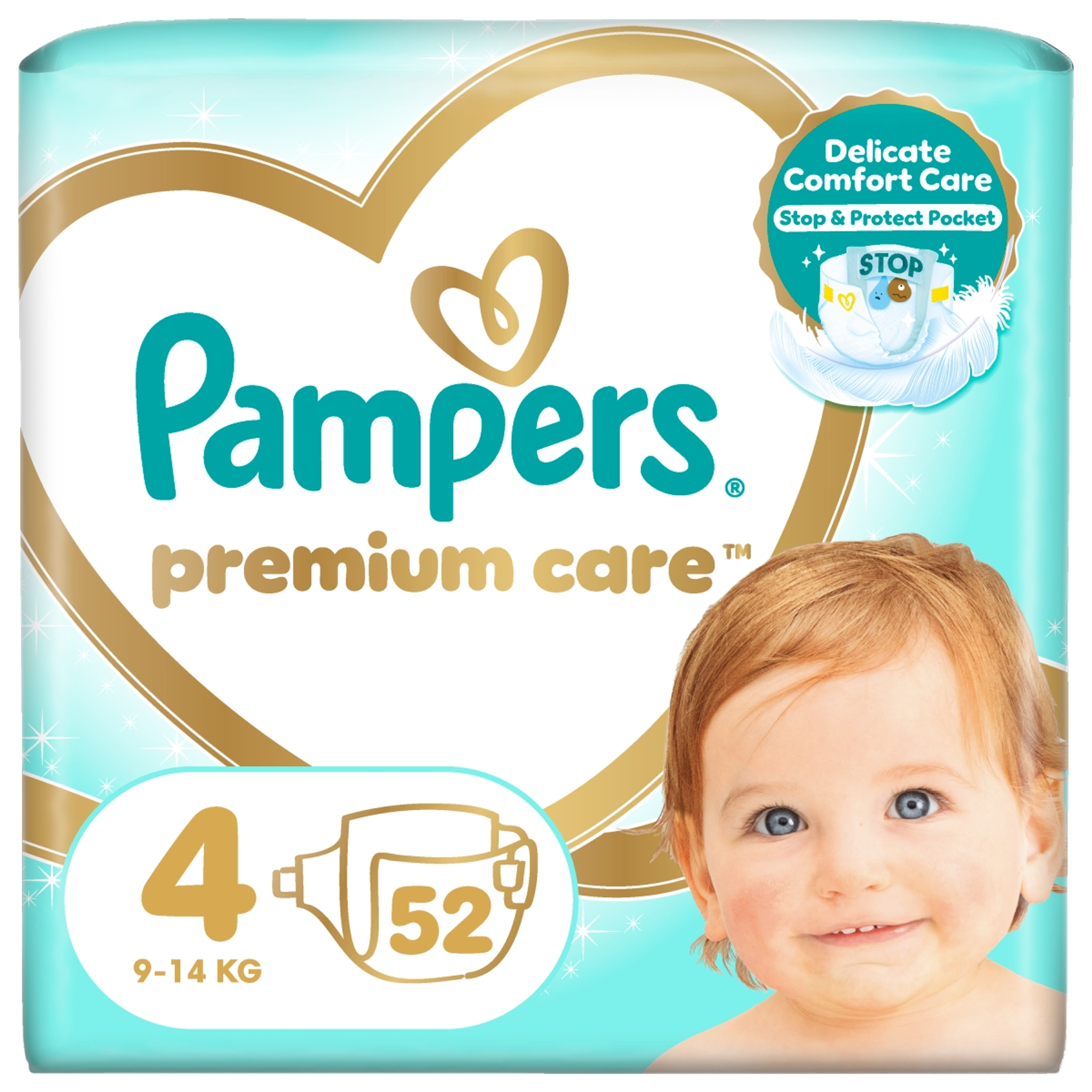 Pampers Premium Care Pelenka 4-es 9-15kg - 52 db-11