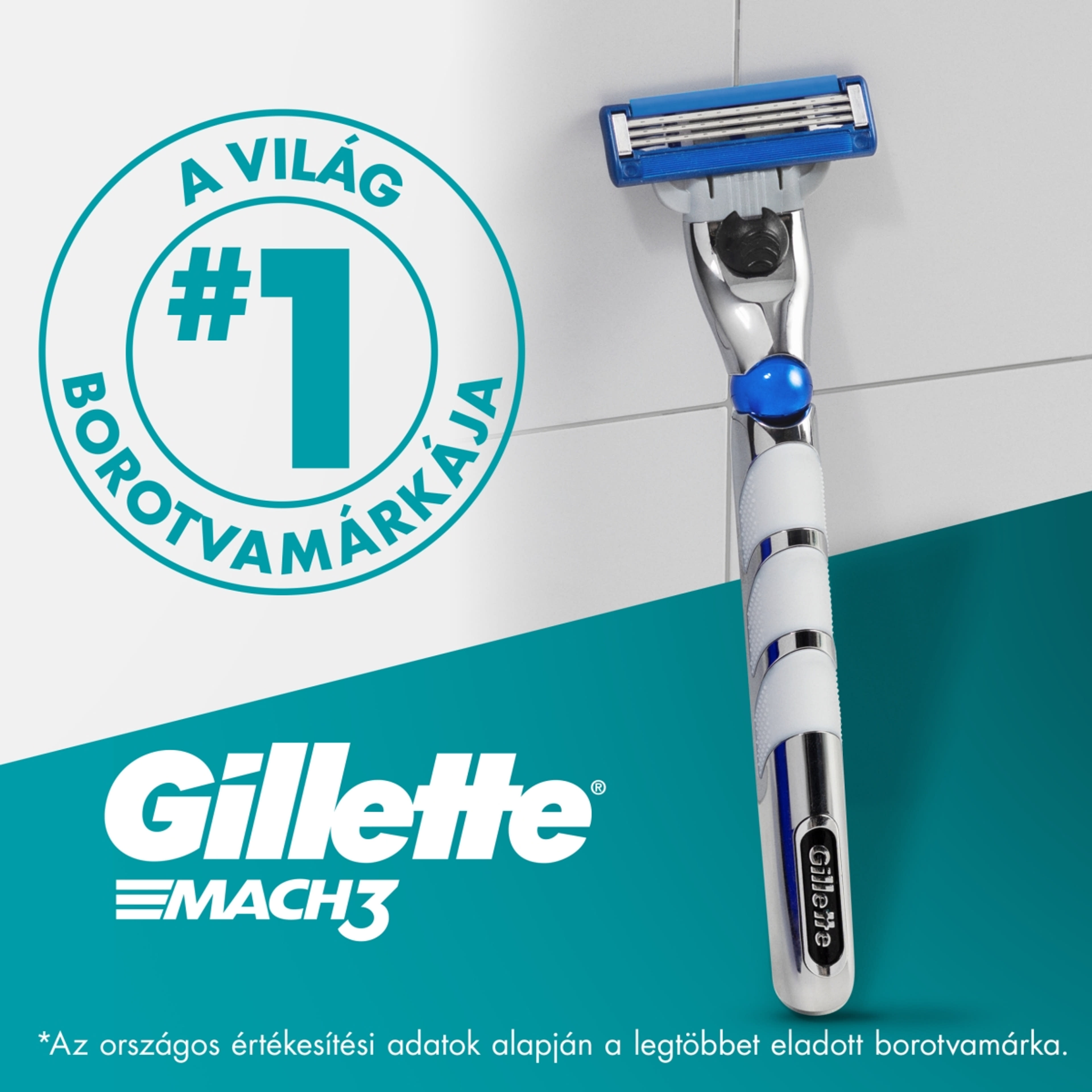 Gillette Mach 3 turbo borotvabetét  - 5 db-7