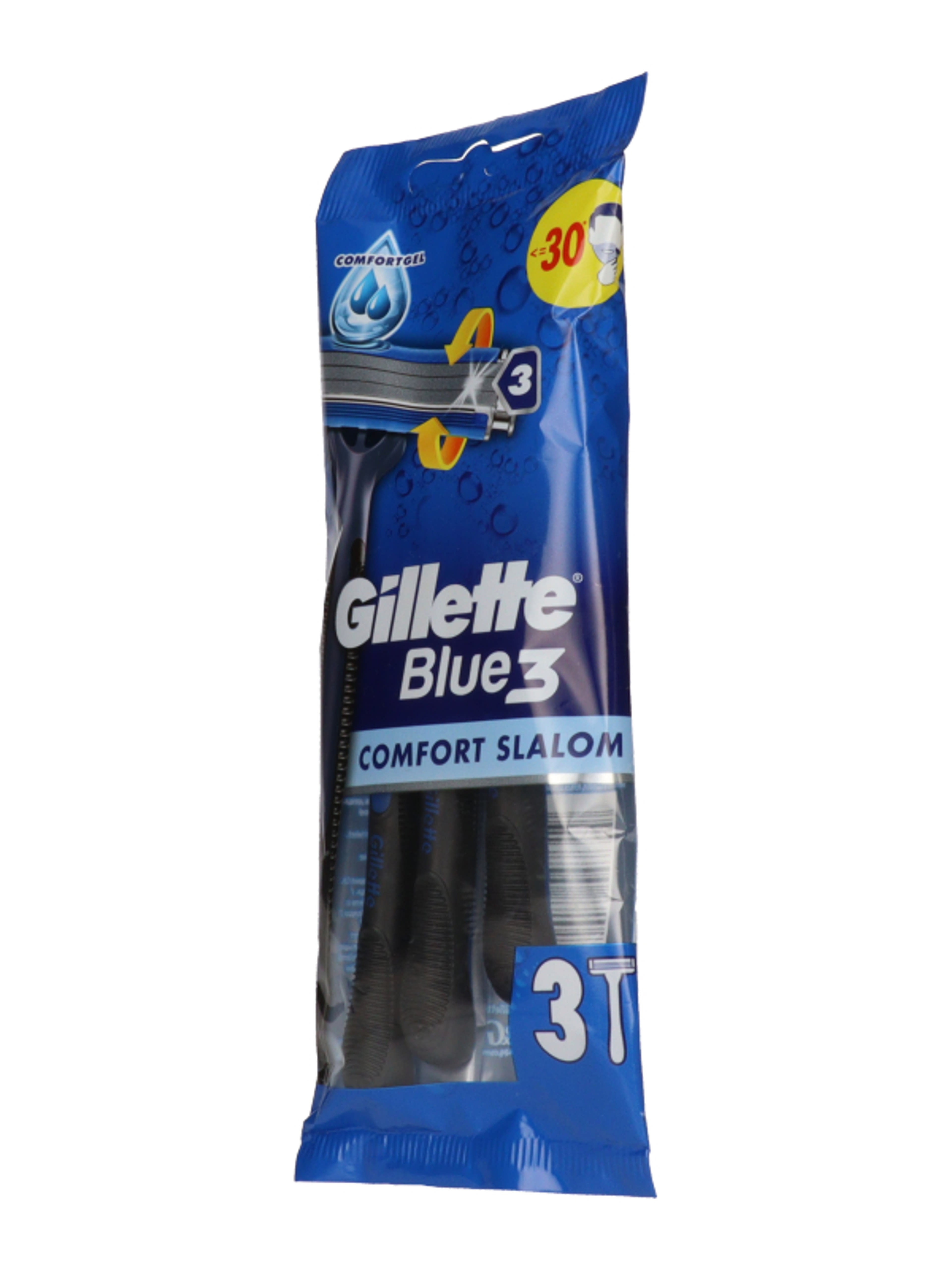 Gillette Blue 3 Comfort Slalom eldobható borotva 3 pengés - 3 db-2