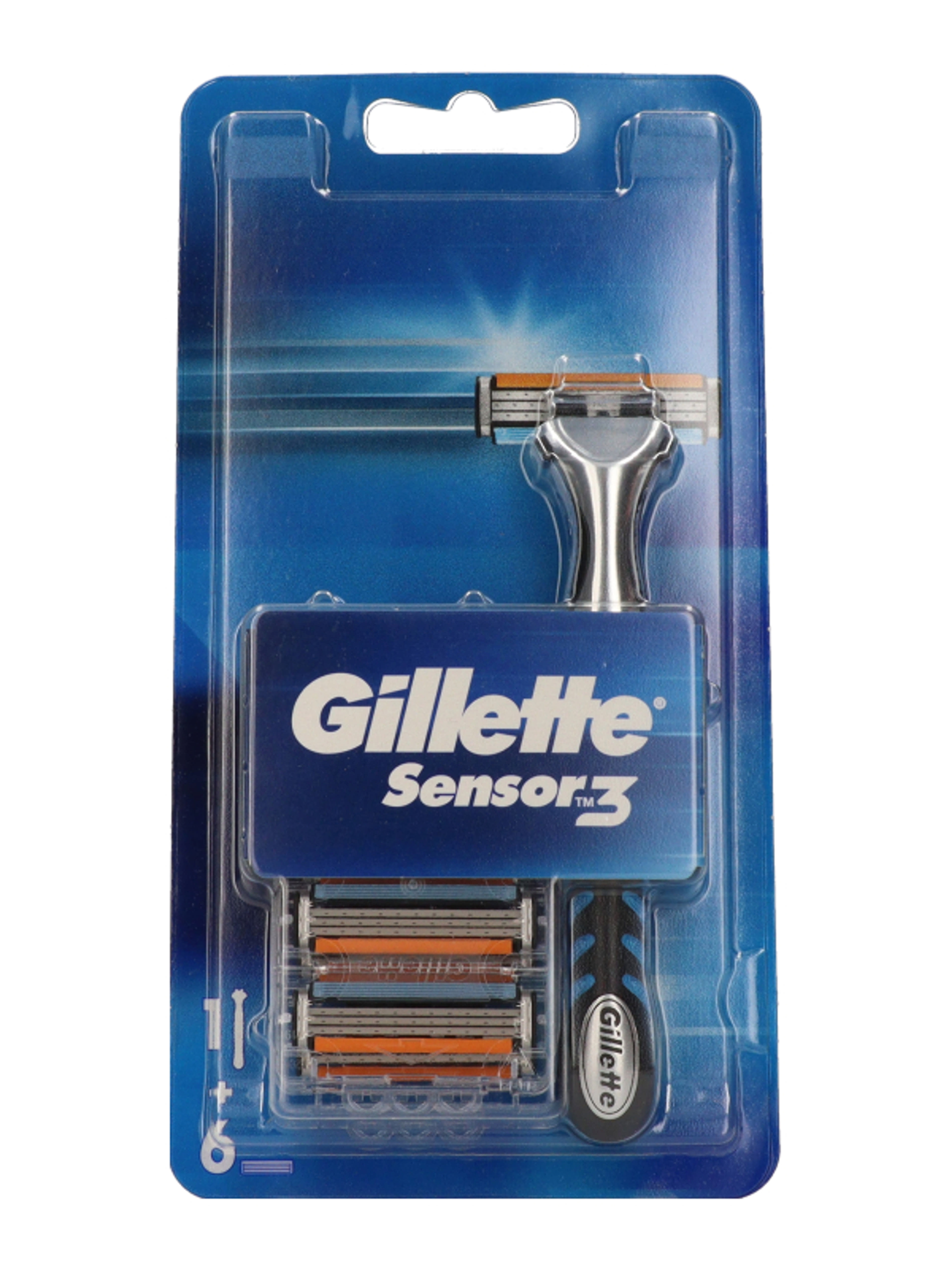Gillette sensor3 borotva+6betét - 1 db-2