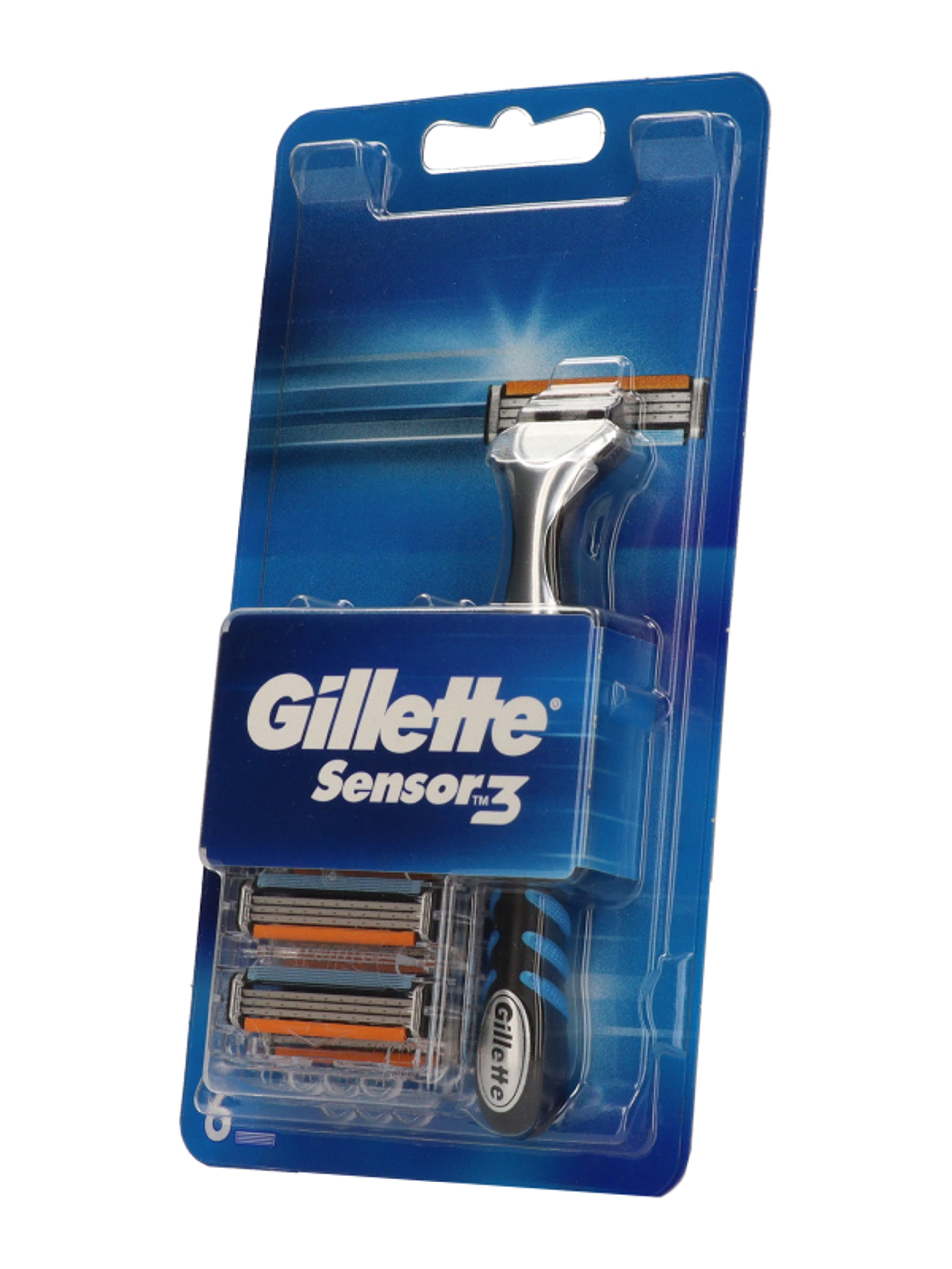 Gillette sensor3 borotva+6betét - 1 db-3