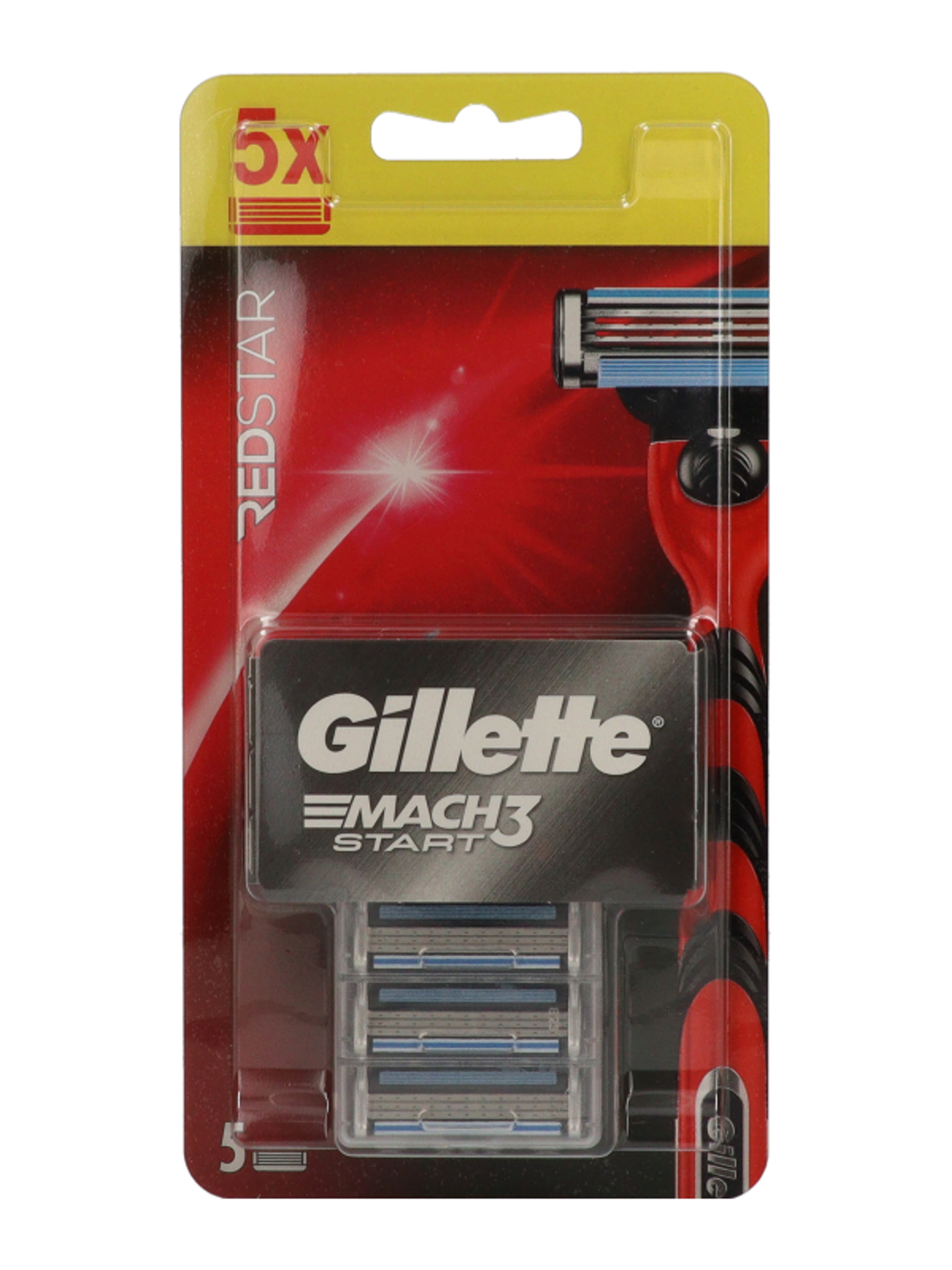 Gillette Mach3 Start Red férfi borotvabetét 3 pengés - 5 db-1