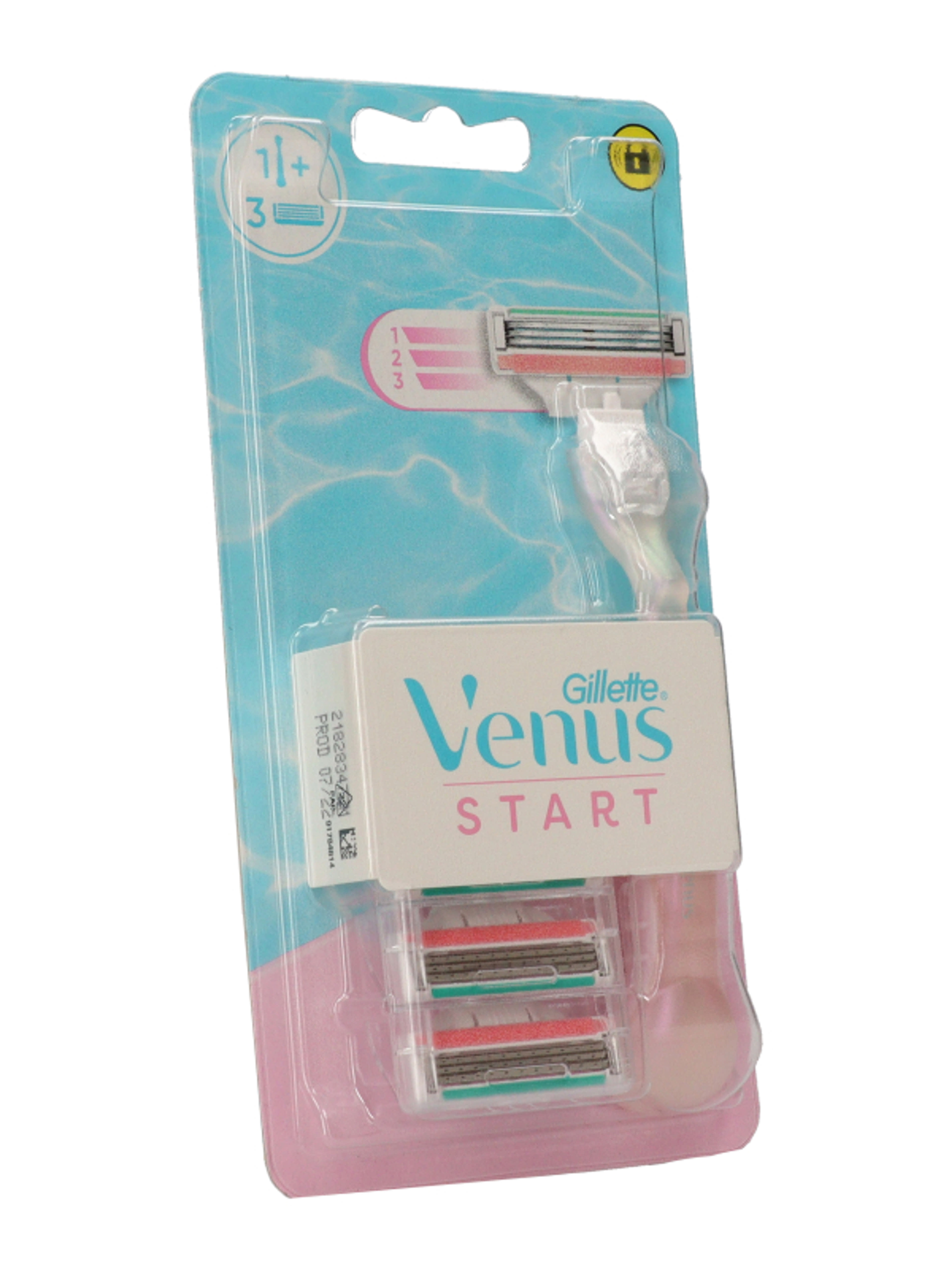 Gillette Venus Start eldobható borotva+3 borotvabetét - 1 db-4