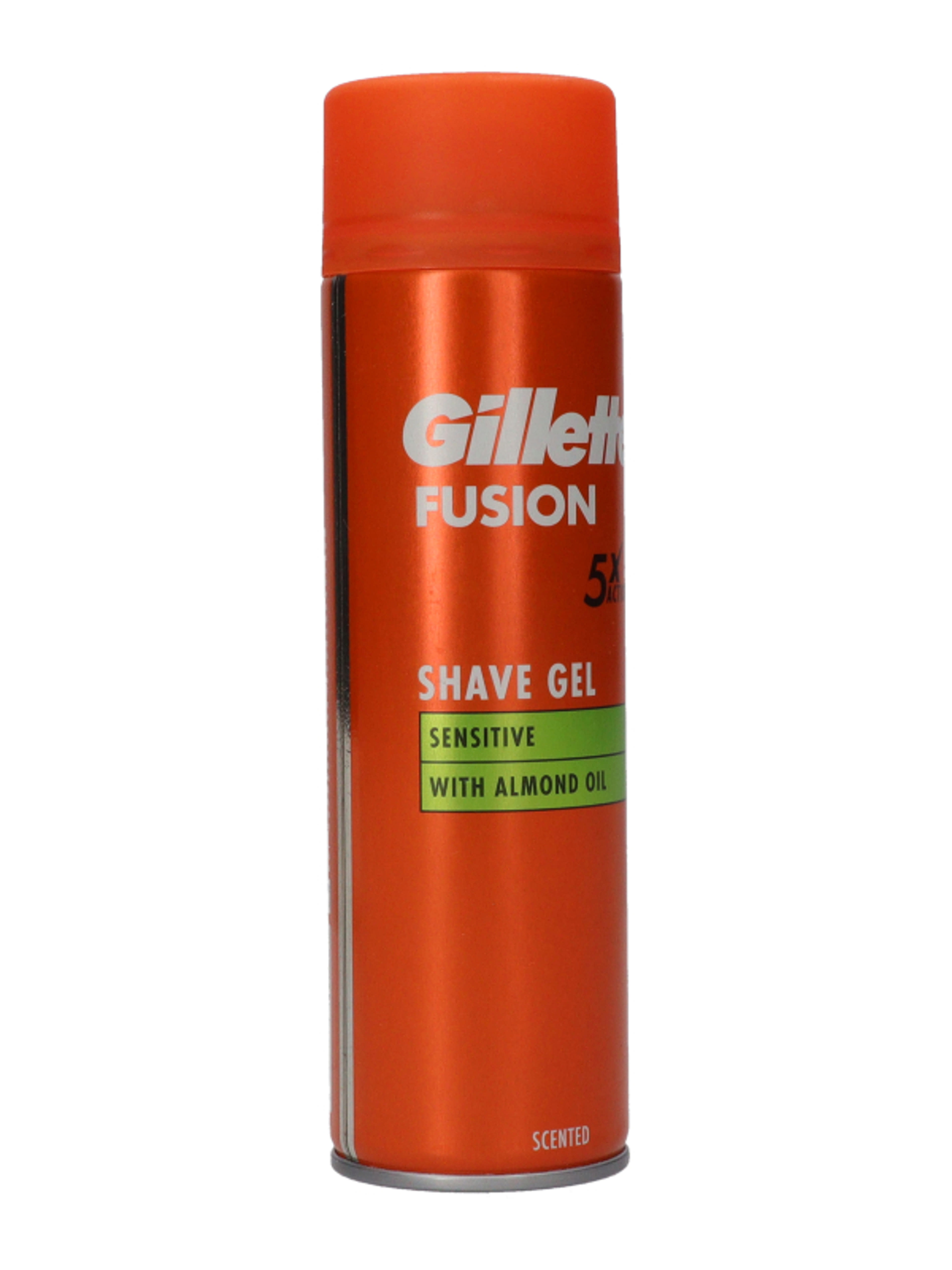 Gillette Fusion Skin Sensitive borotvazselé, mandulaolajjal - 200ml-11