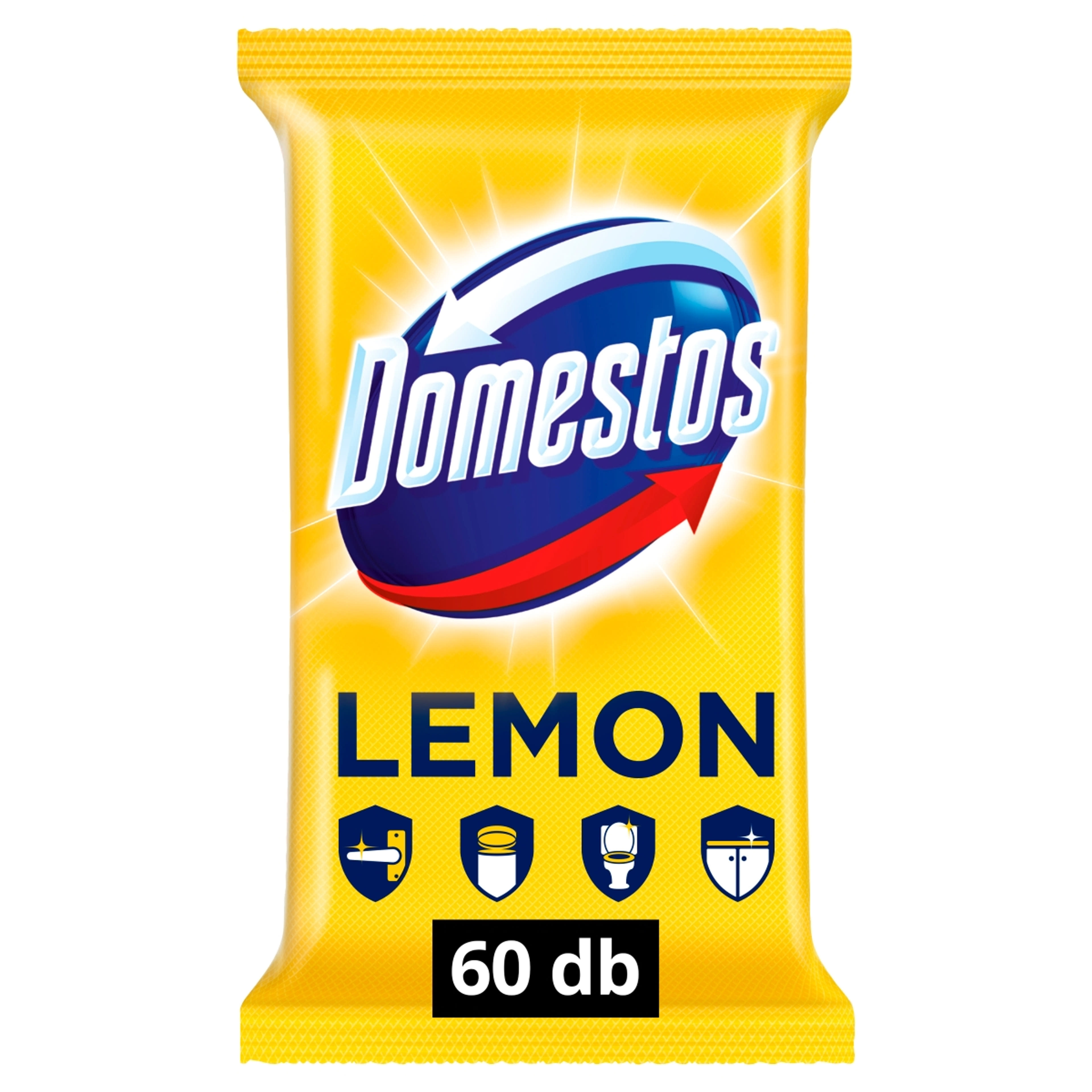 Domestos Citrom Higénikus Törlőkendő - 60 db-2