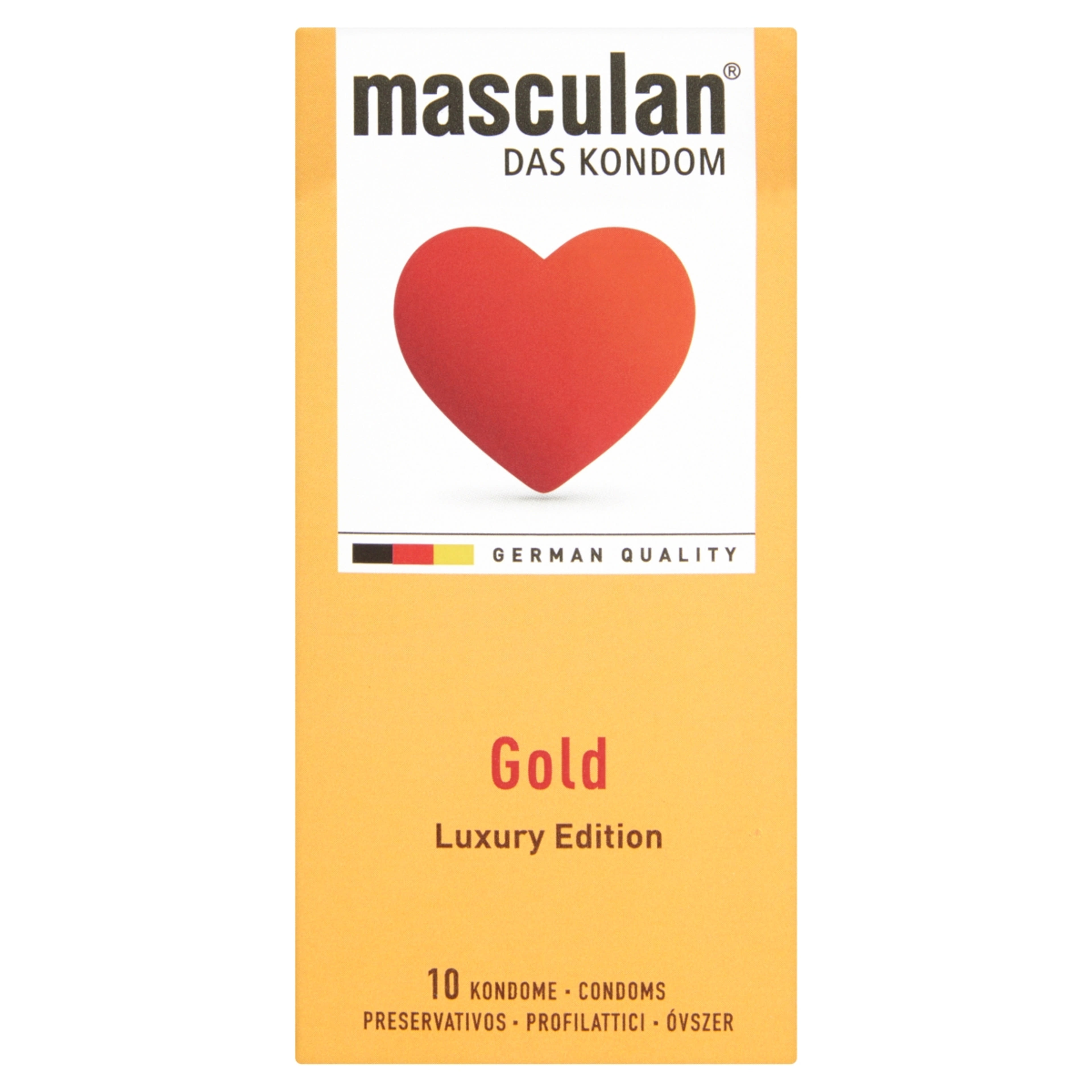 Masculan Gold óvszer - 10 db