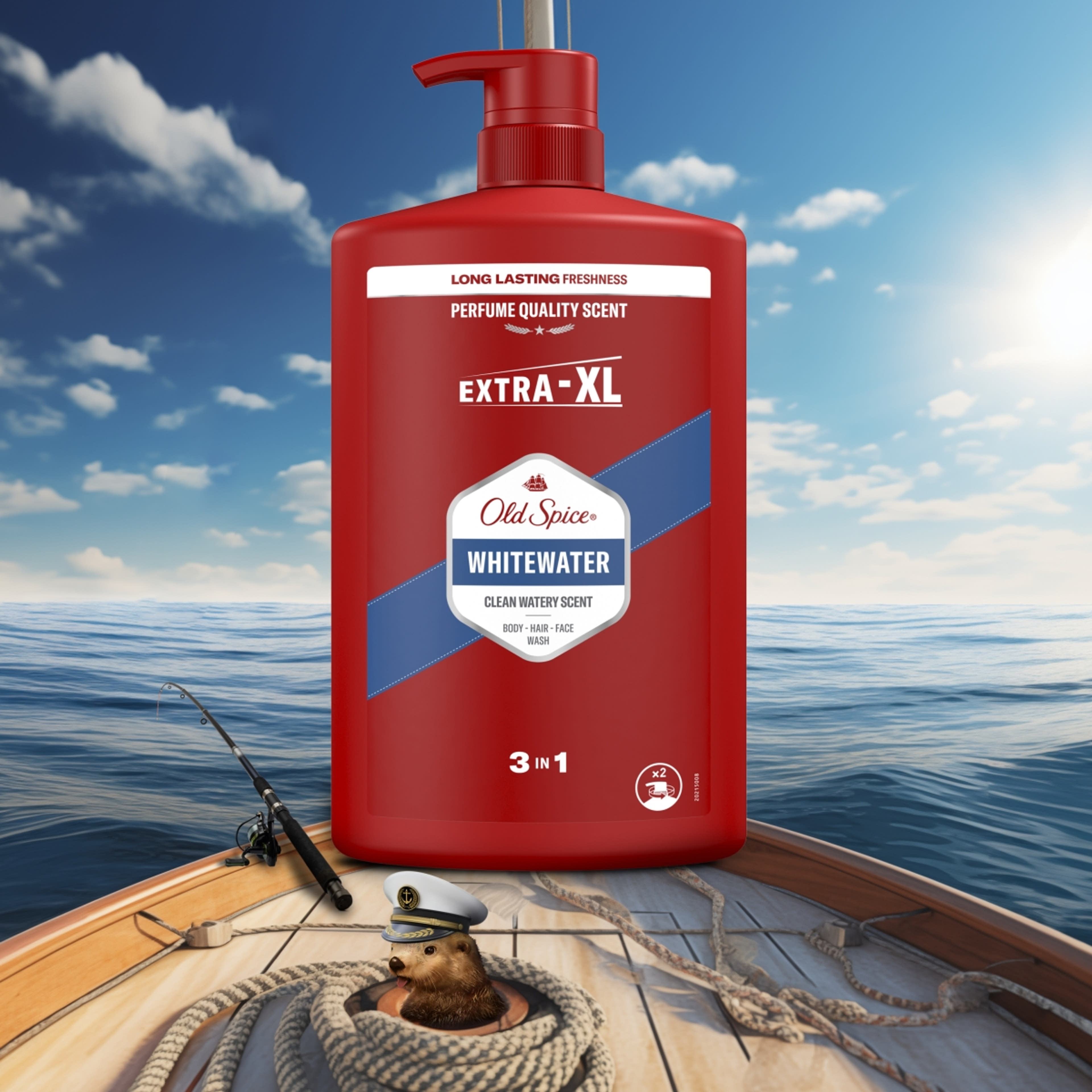 Old Spice Whitewater tusfürdő - 1000 ml-7