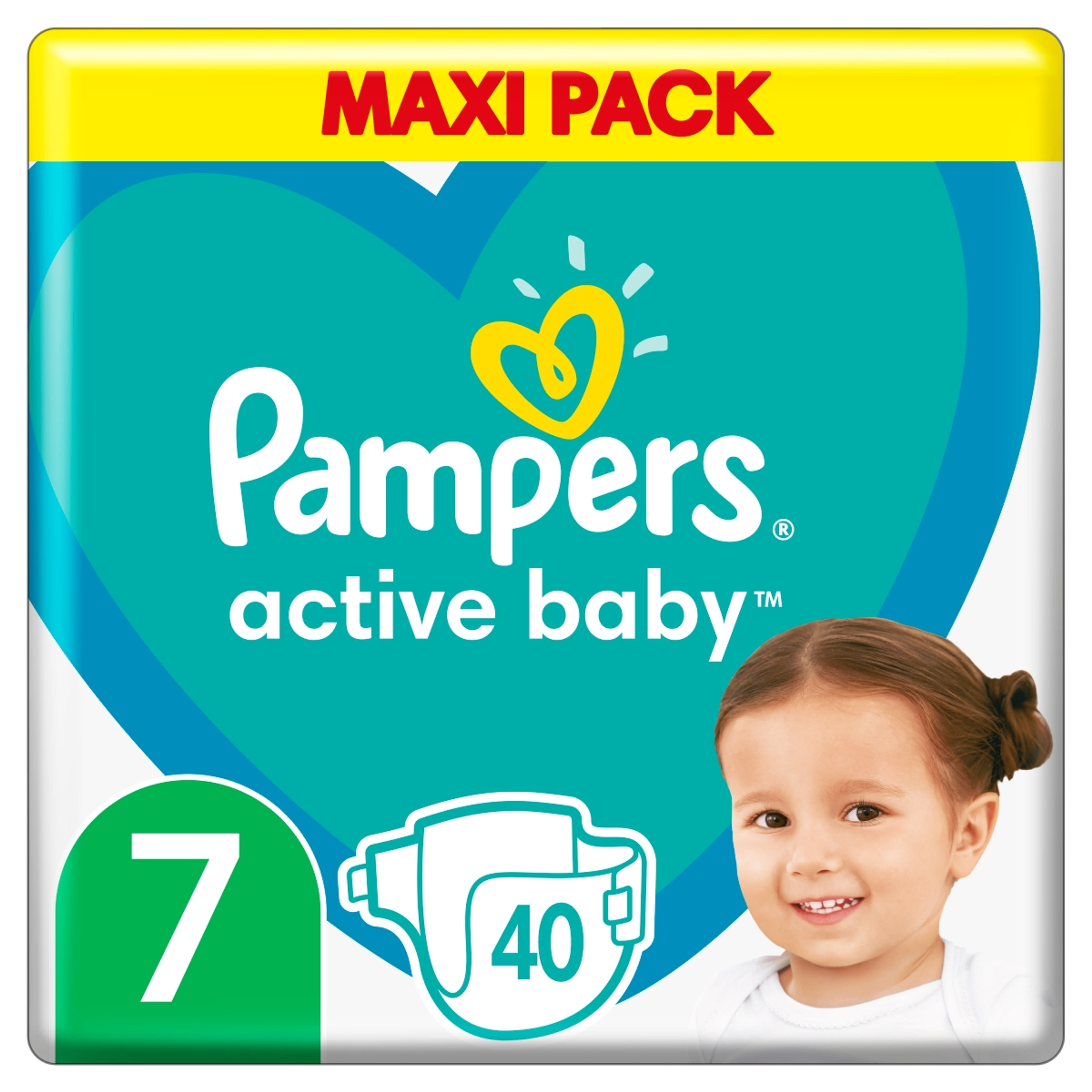 Pampers Active Baby Maxi Pack Pelenka 7 - 40 db-9