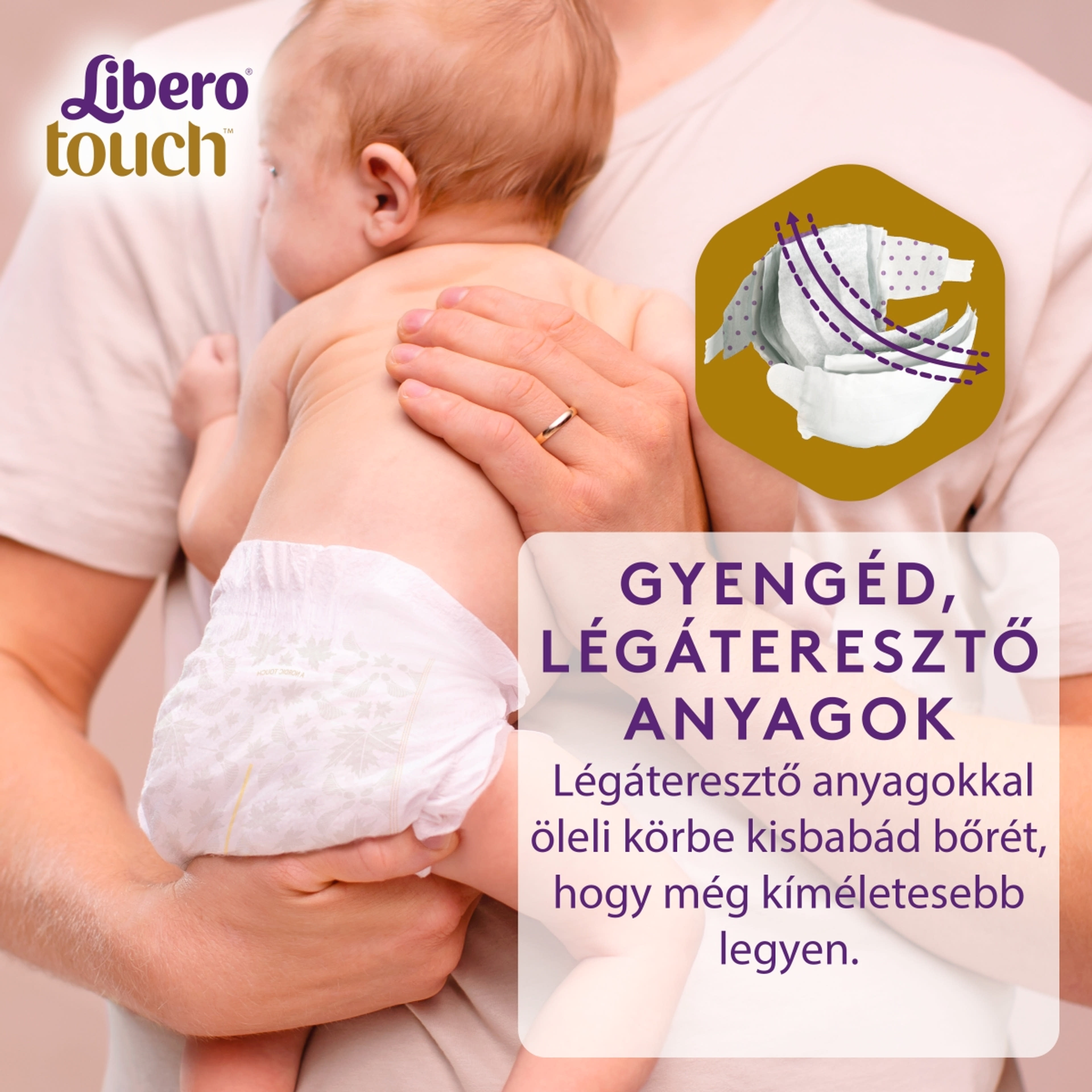 Libero Touch nadrágpelenka méret:2 3-6 kg - 186 db-3