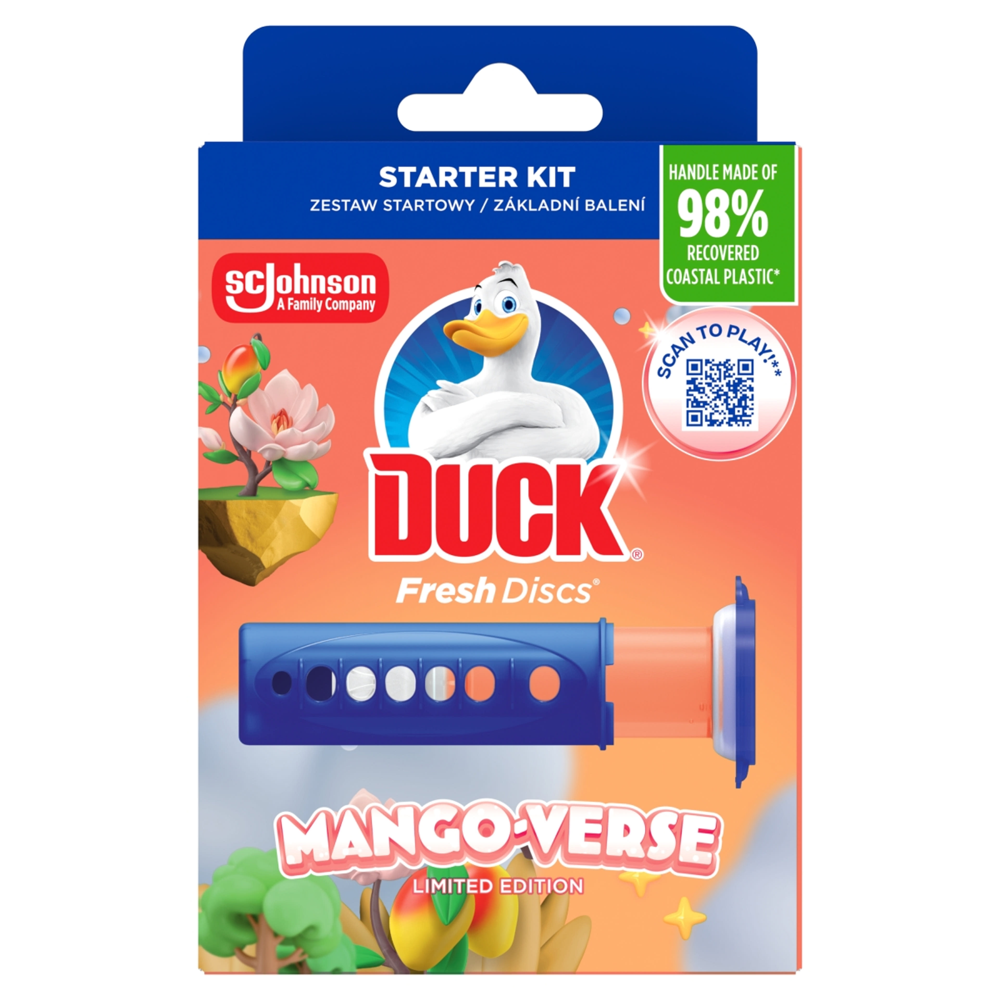 Duck Fresh Discs Mango-Verse WC-öblítő korong - 36 ml