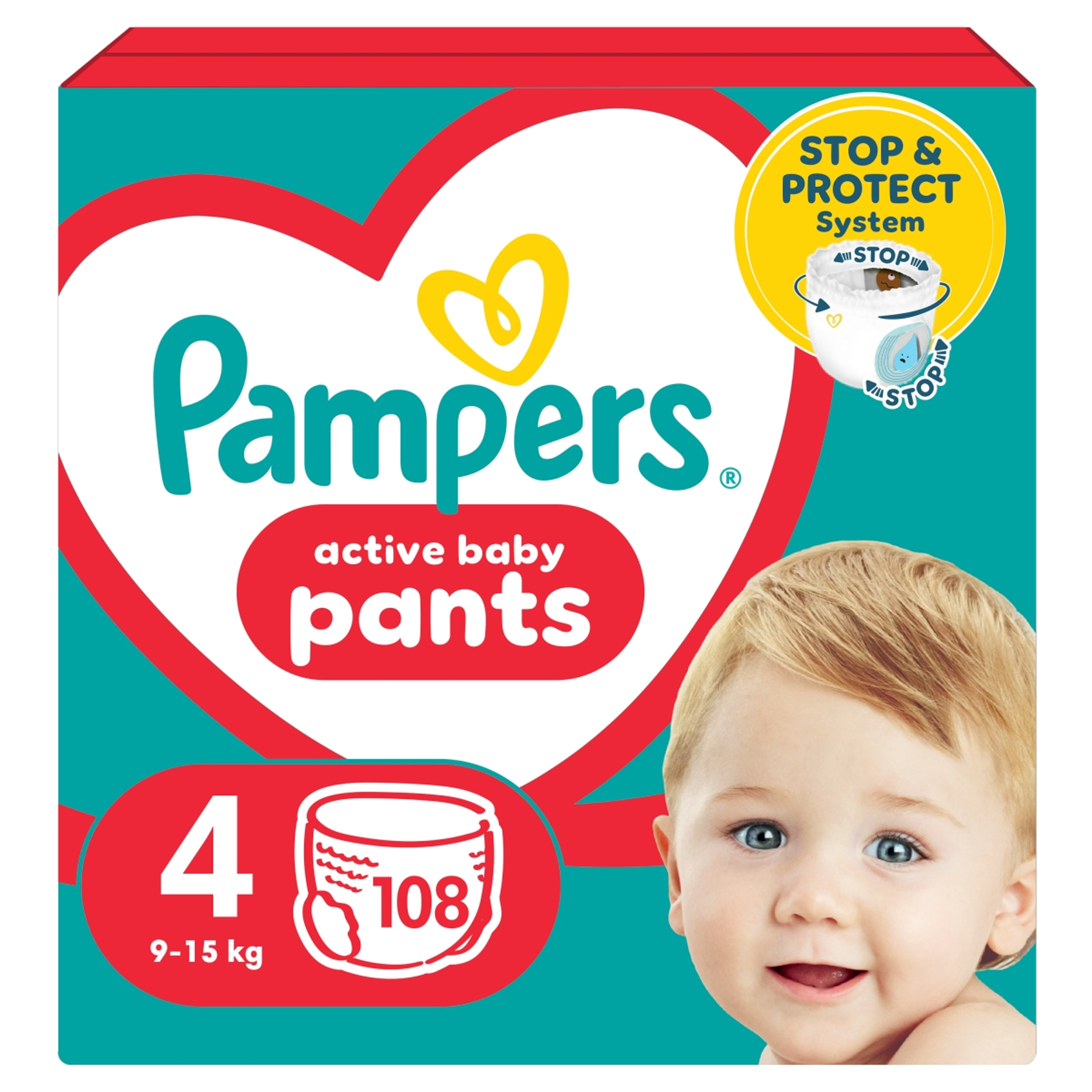 Pampers Pants bugyipelenka Mega Pack+ 4-es 9-15 kg - 108 db-10