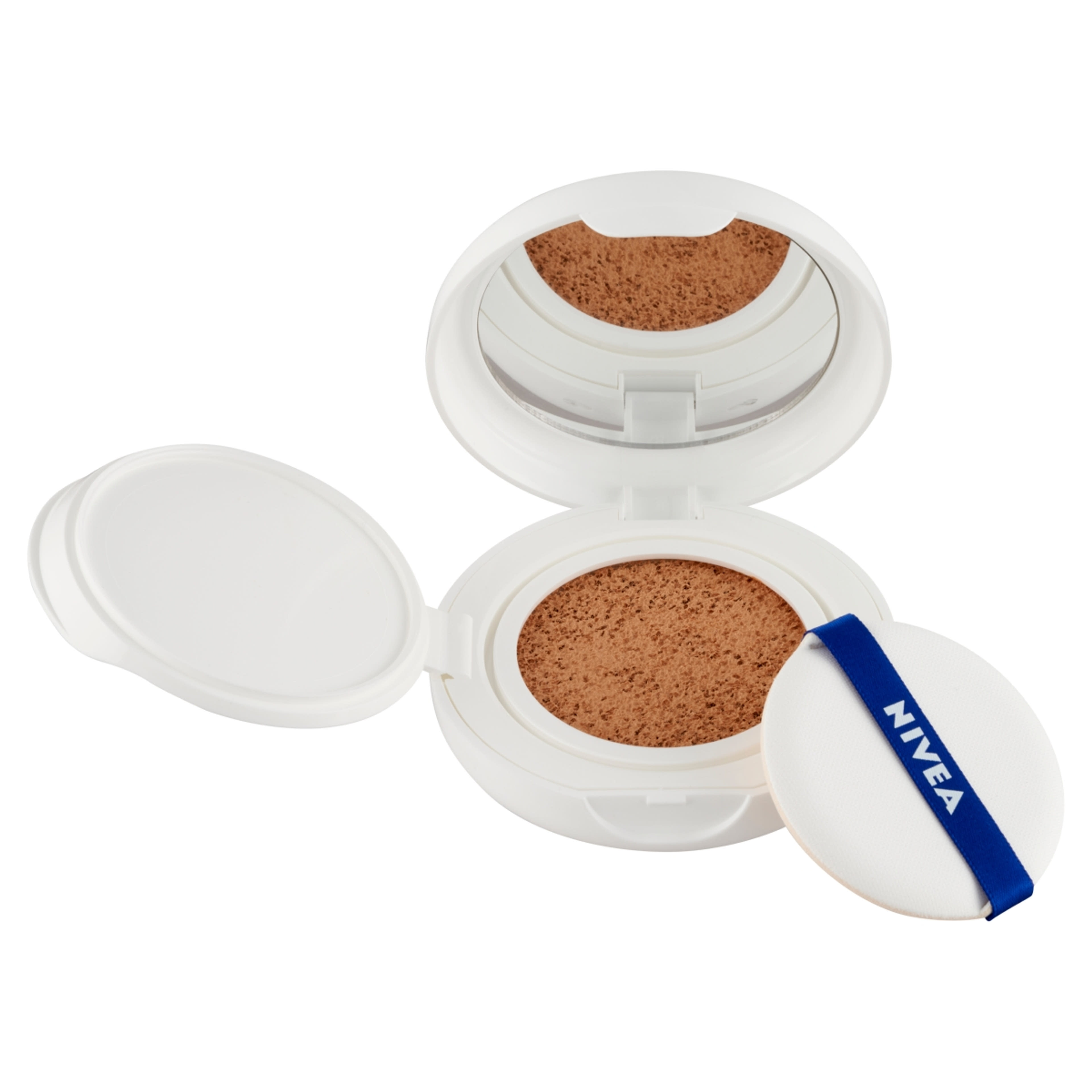 Nivea Q10 Anti-Rughe Power Cushion 3 az 1-ben színezett bőrápoló világos árnyalat - 15 g-2