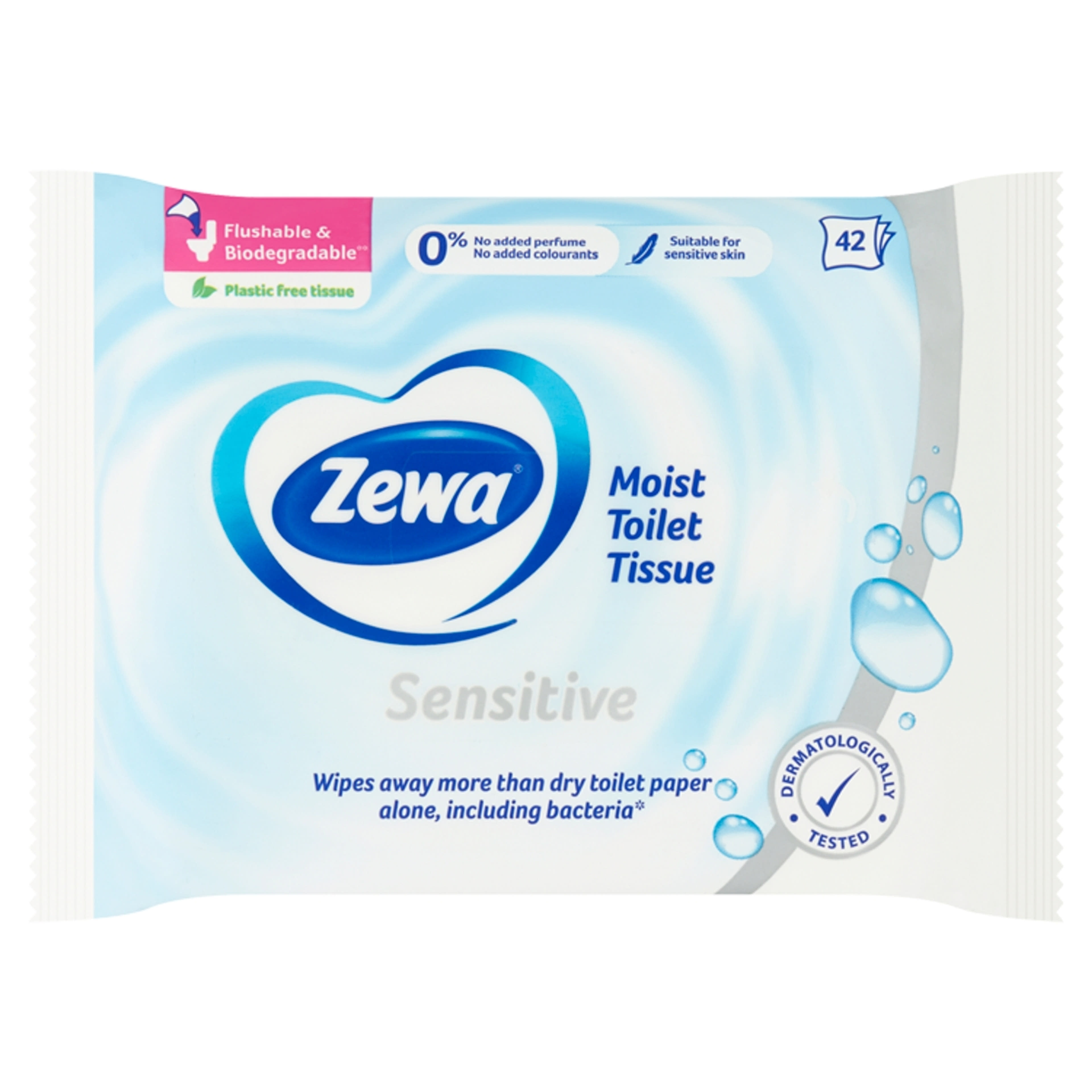 Zewa Pure Nedves Toalettpapír - 42 db-1