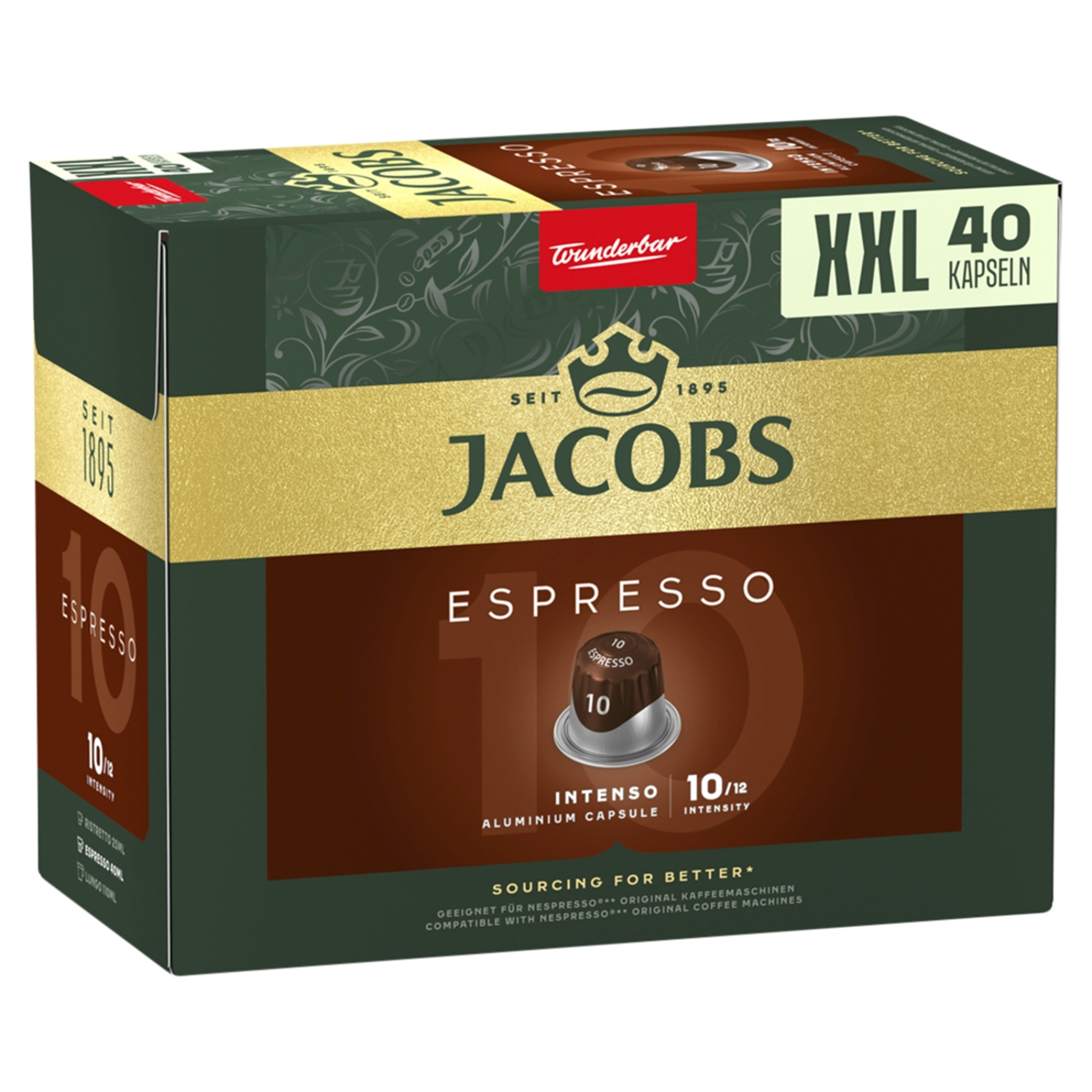 Jacobs Espresso Intenso 10 Nespresso kávékapszula - 40 db-2