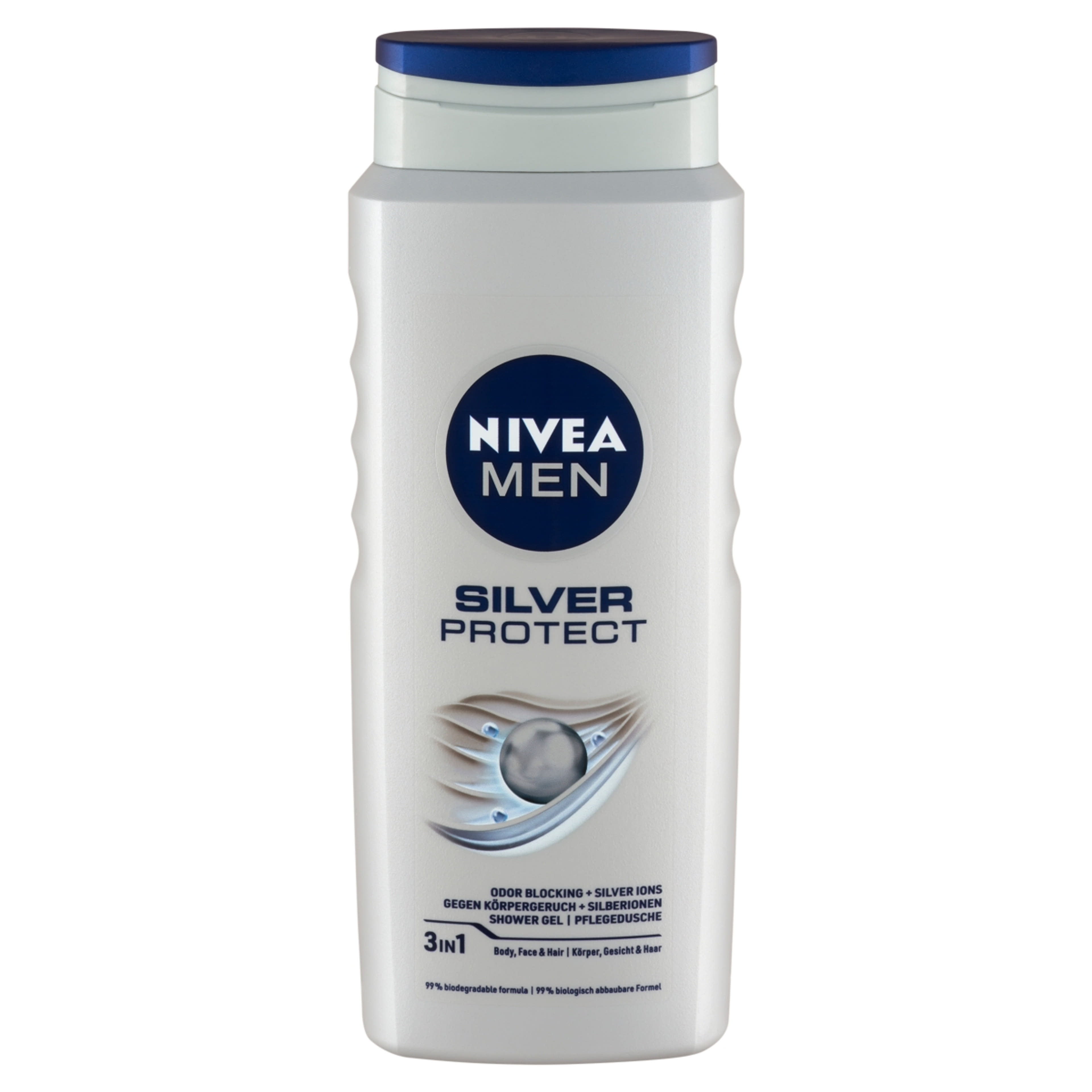 NIVEA MEN Silver Protect Tusfürdő - 500 ml-3