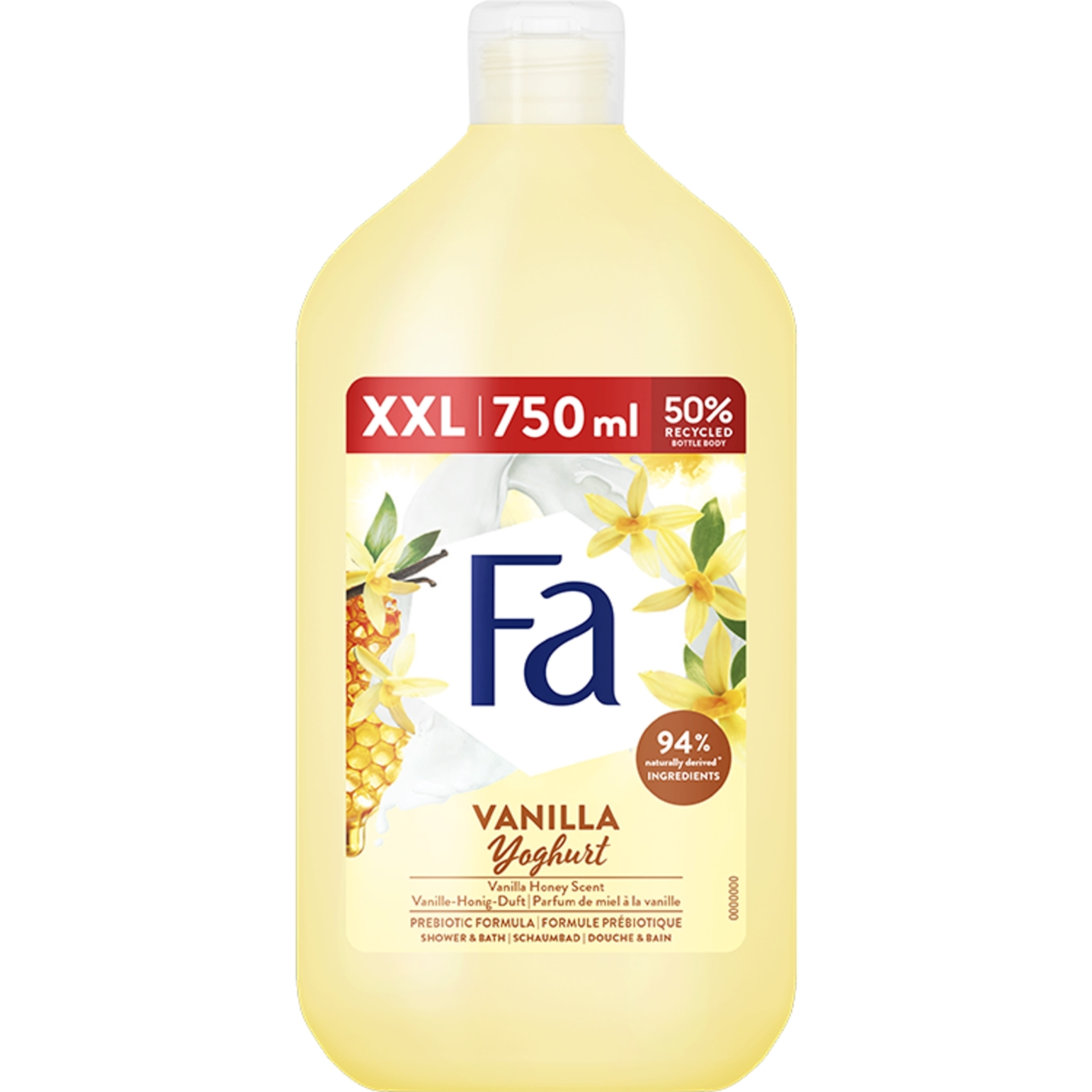 Fa tusfürdő Joghurt & vanilia-méz - 750 ml