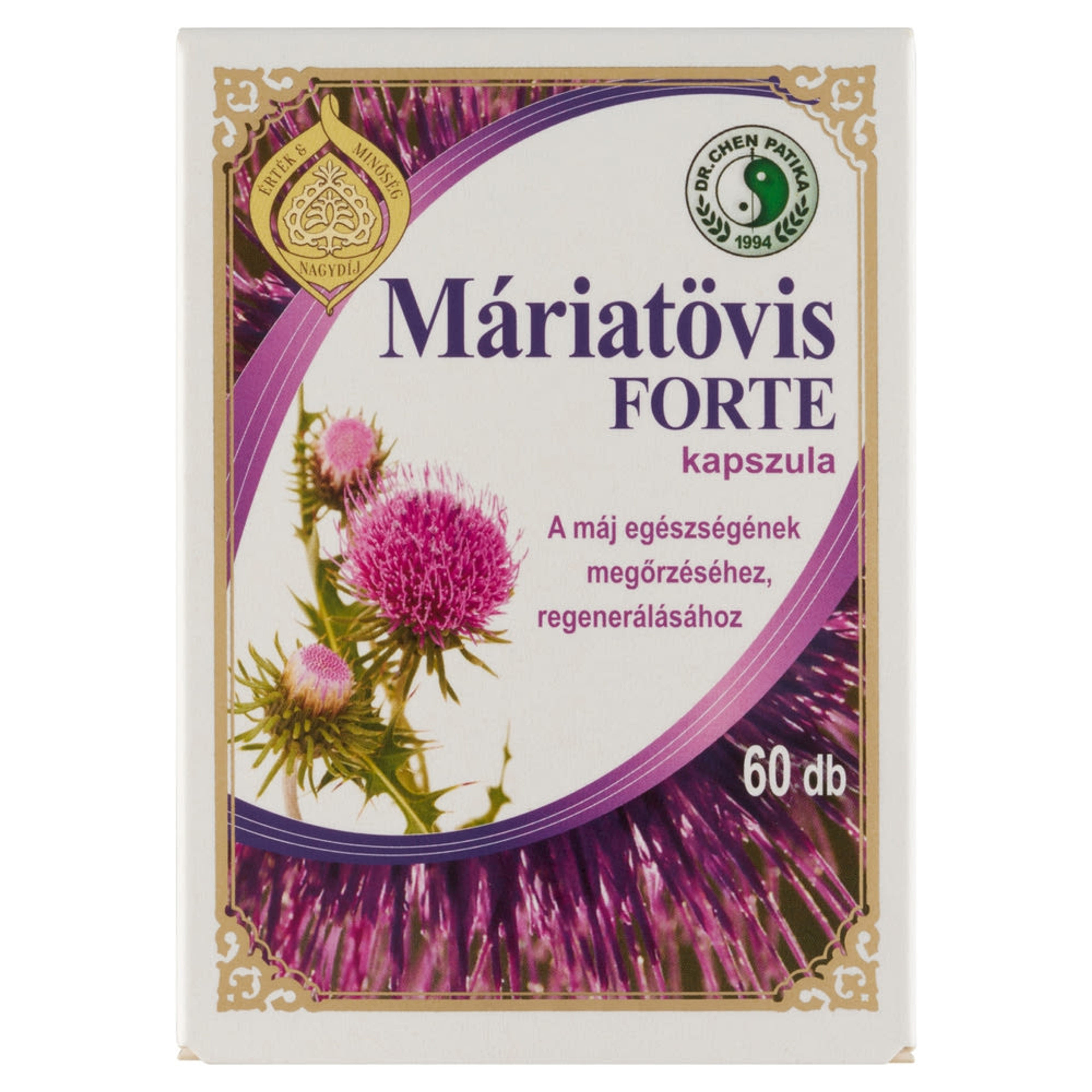 Dr. Chen Patika Máriatövis Forte kapszula - 60 db