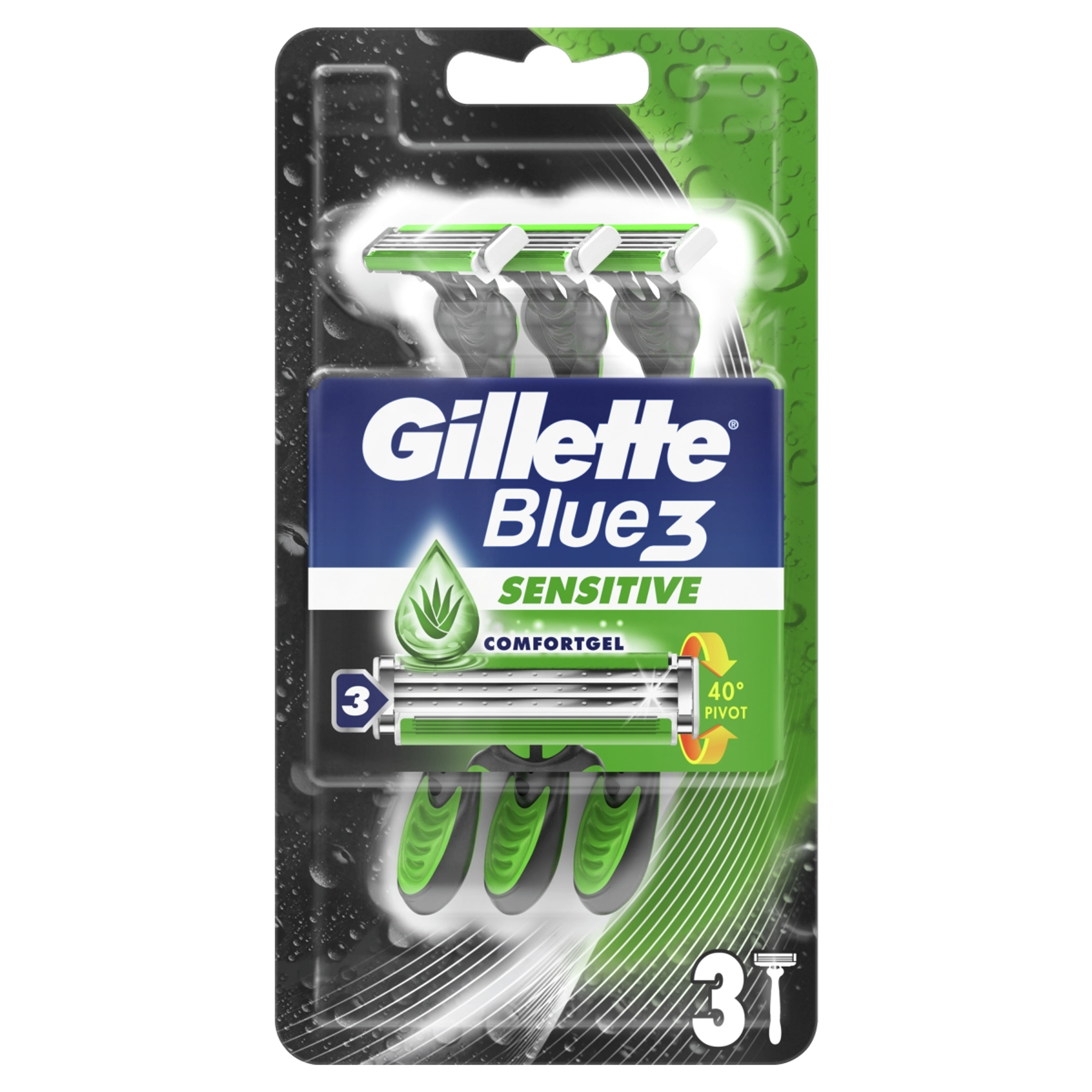 Gillette Blue 3 Sensitive eldobható borotva - 3 db-1