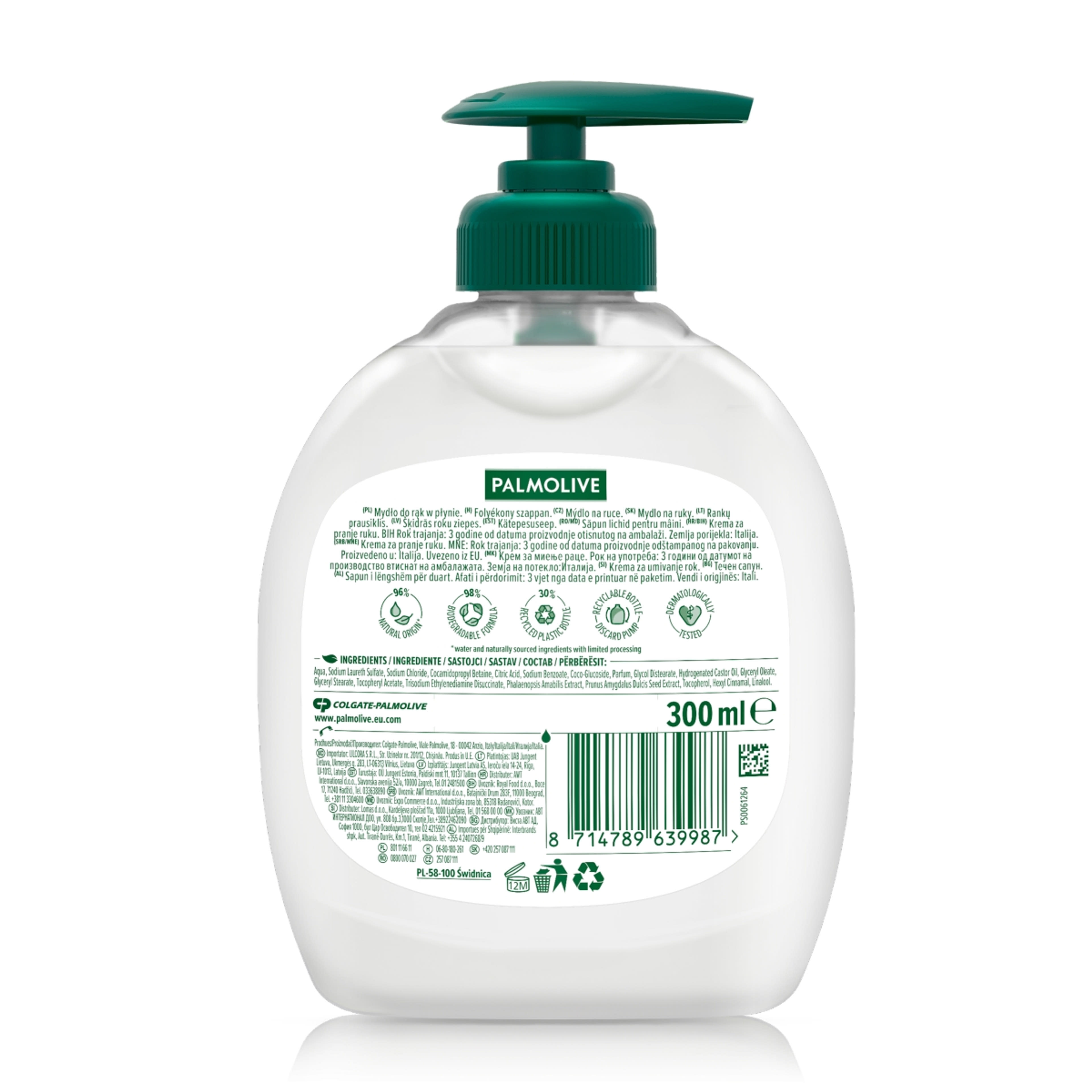 Palmolive Naturals Milk & Orchid folyékony szappan - 300 ml-3