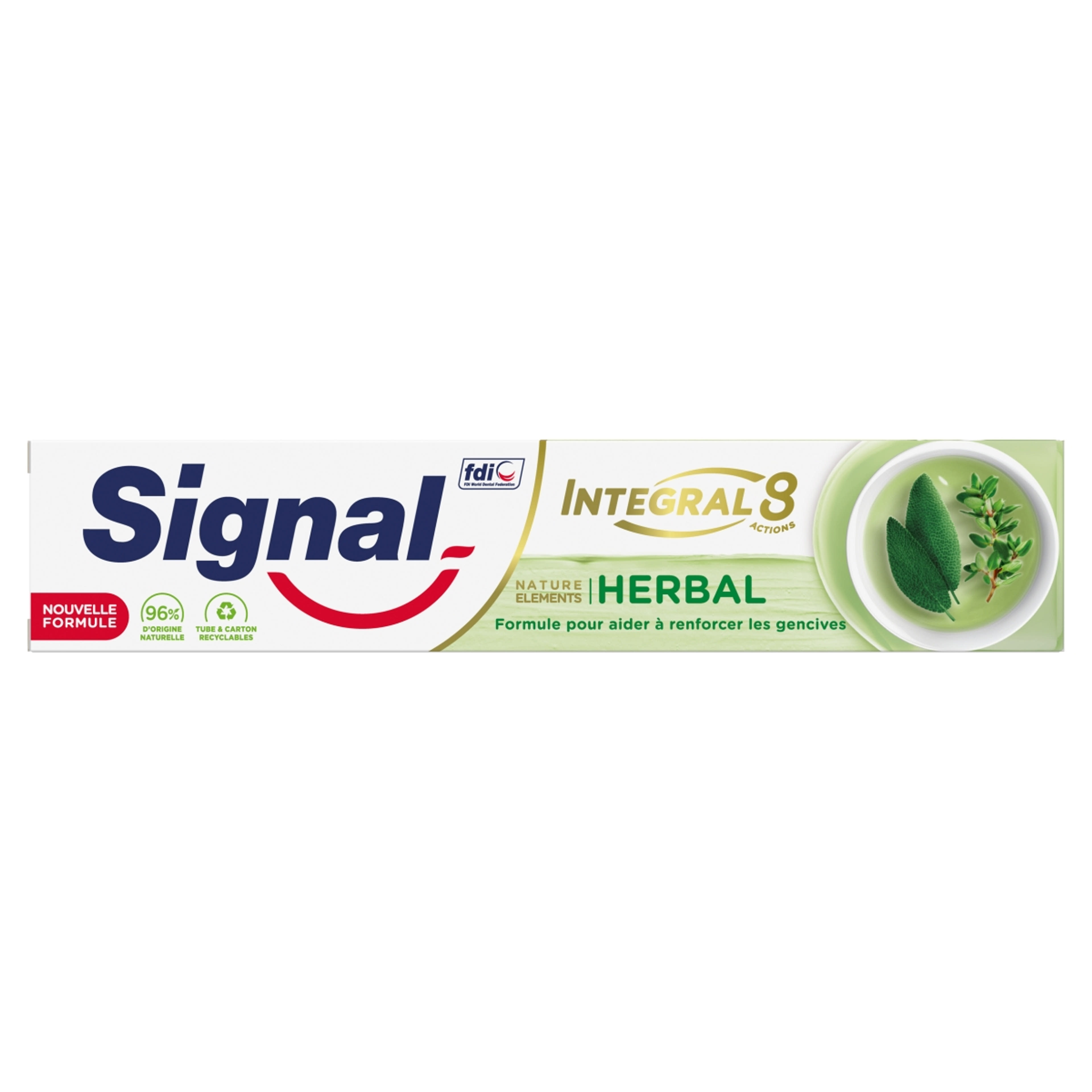Signal Nature Elements Herbal fogkrém - 75 ml