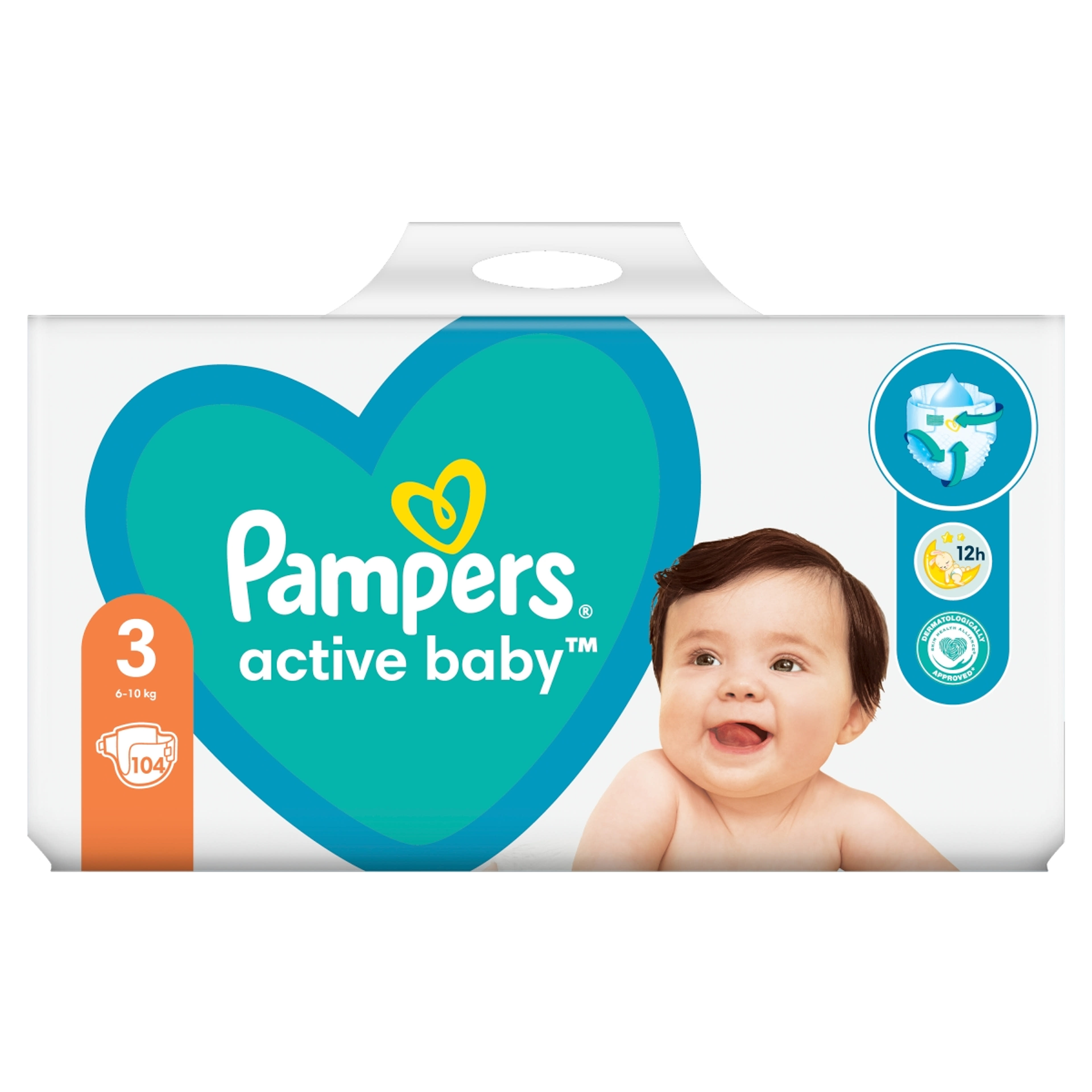 Pampers Giant Pack+ 3-as 6-10kg - 104 db-1